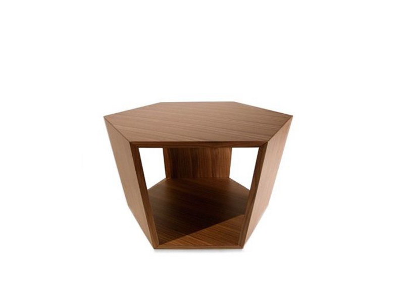 DIAMONDS Wooden coffee table with integrated magazine rack By Tonon ...