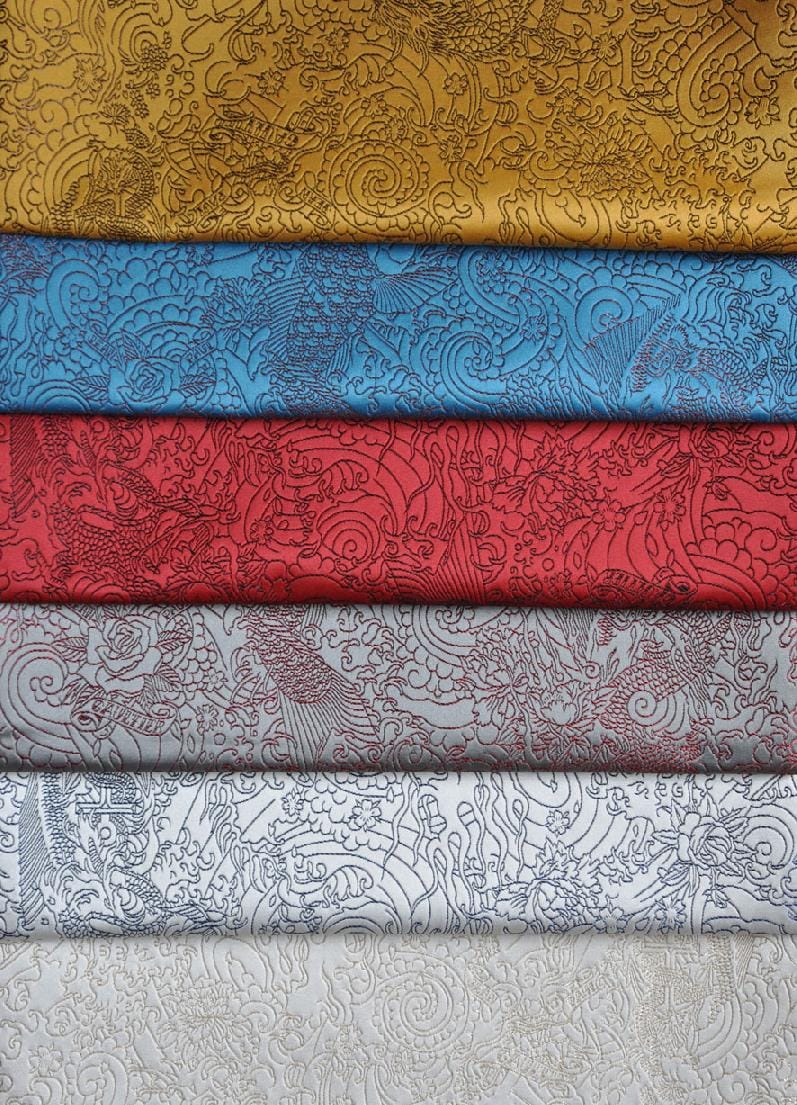 Cotton upholstery fabric SKIN By LELIEVRE design Jean Paul Gaultier