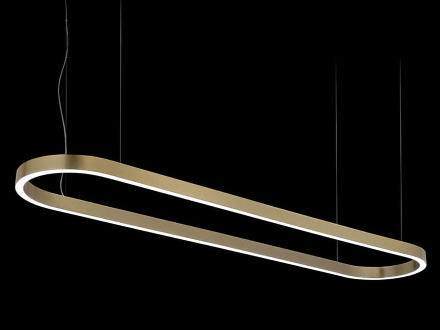 PROFILE OVAL Pendant lamp By Euroluce Lampadari