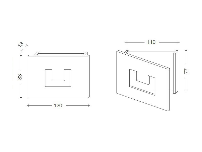 Lacquered adjustable wall-mounted TV cabinet RACK FREE By Fimar