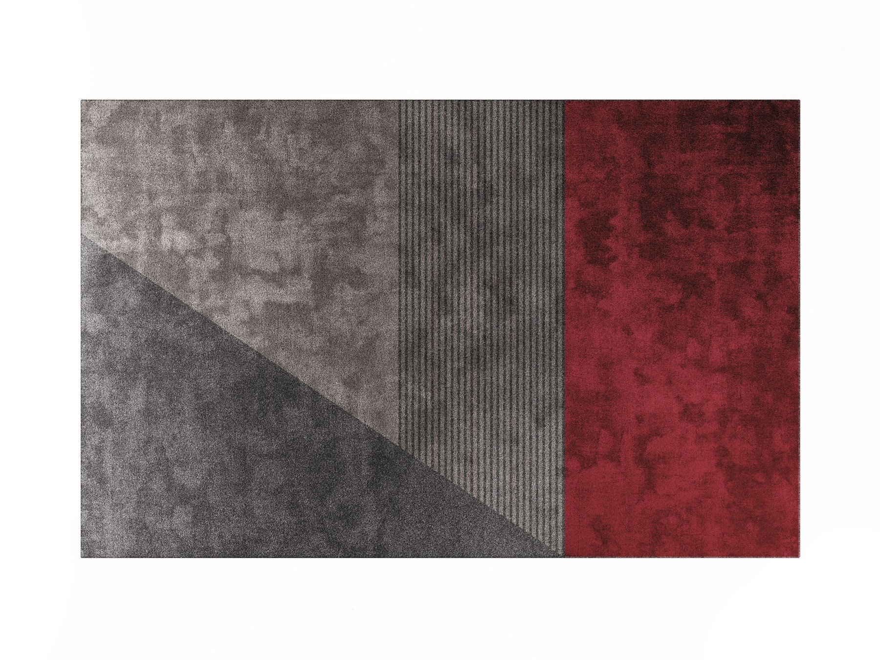 RAY | Rectangular rug Rectangular polyamide rug By PROF