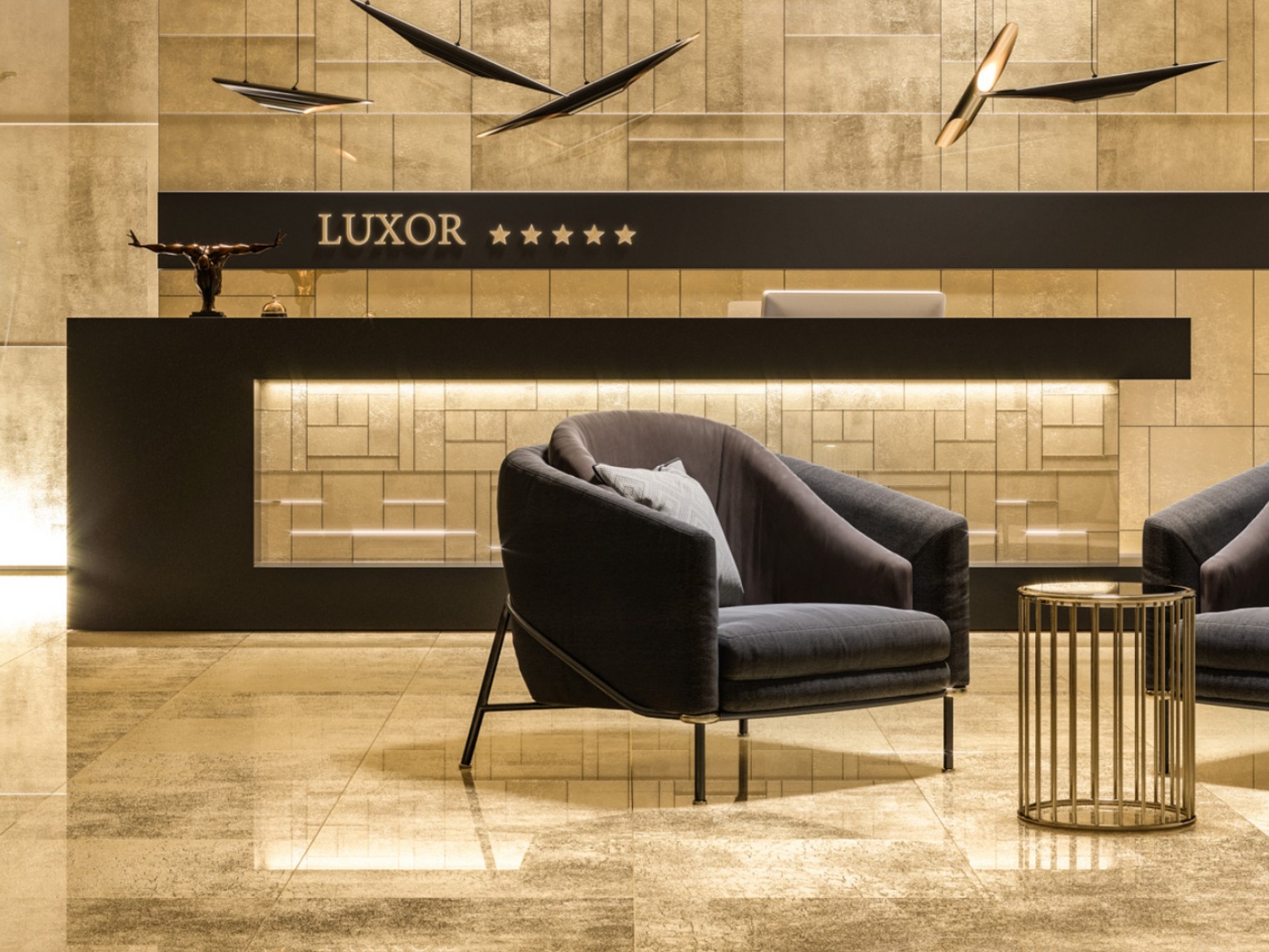 Banco reception By Vetrocolor