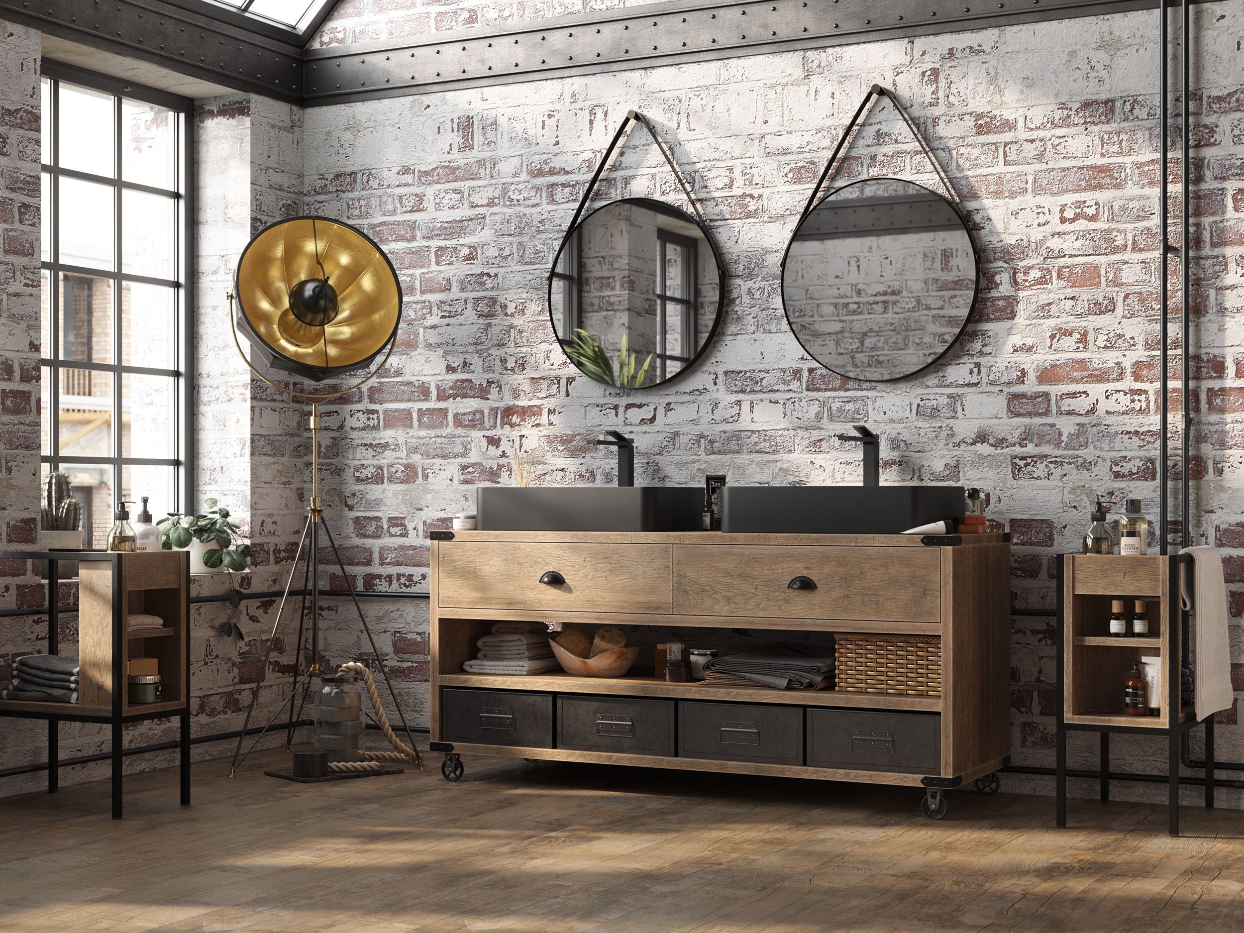 RICHMOND Double vanity unit By Tiferno Mobili