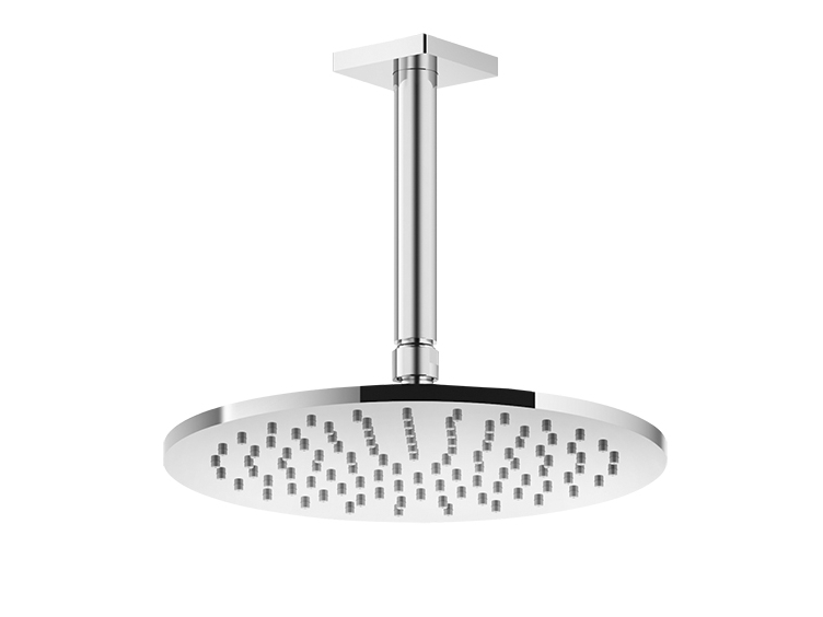 RILIEVO 59152 by Gessi - Soffione doccia a soffitto orientabile rotondo in ottone