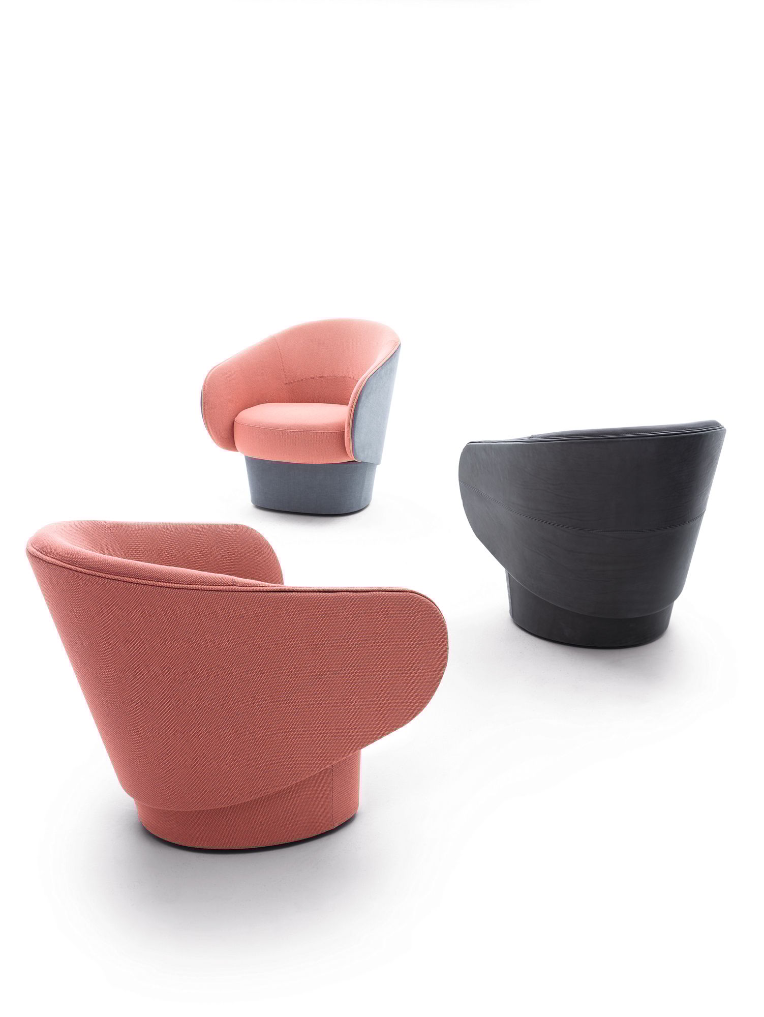 ROC Fabric easy chair Roc Collection By COR design Uwe Fischer