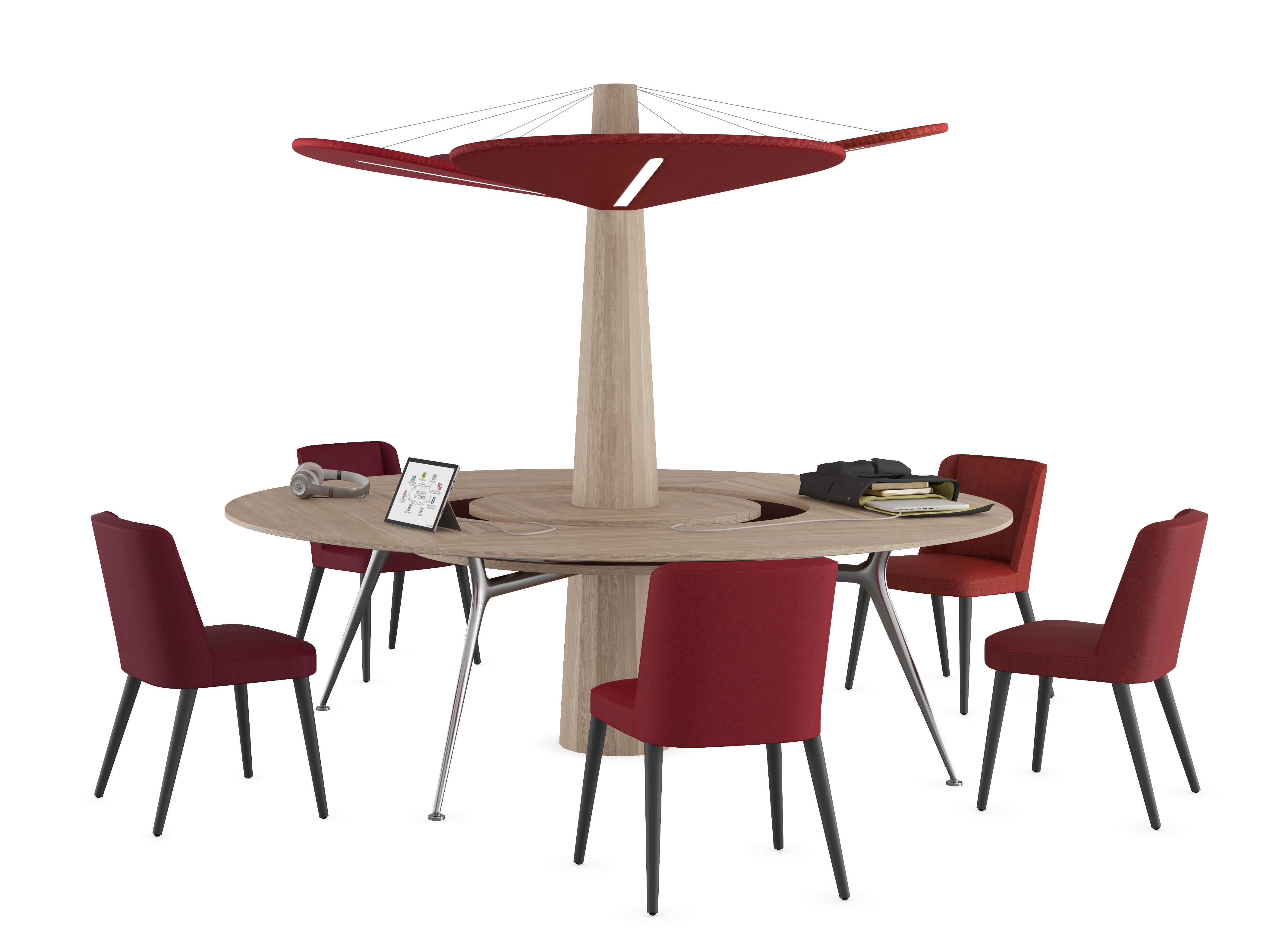 BAOBAB | Round meeting table Baobab Collection By ESTEL GROUP