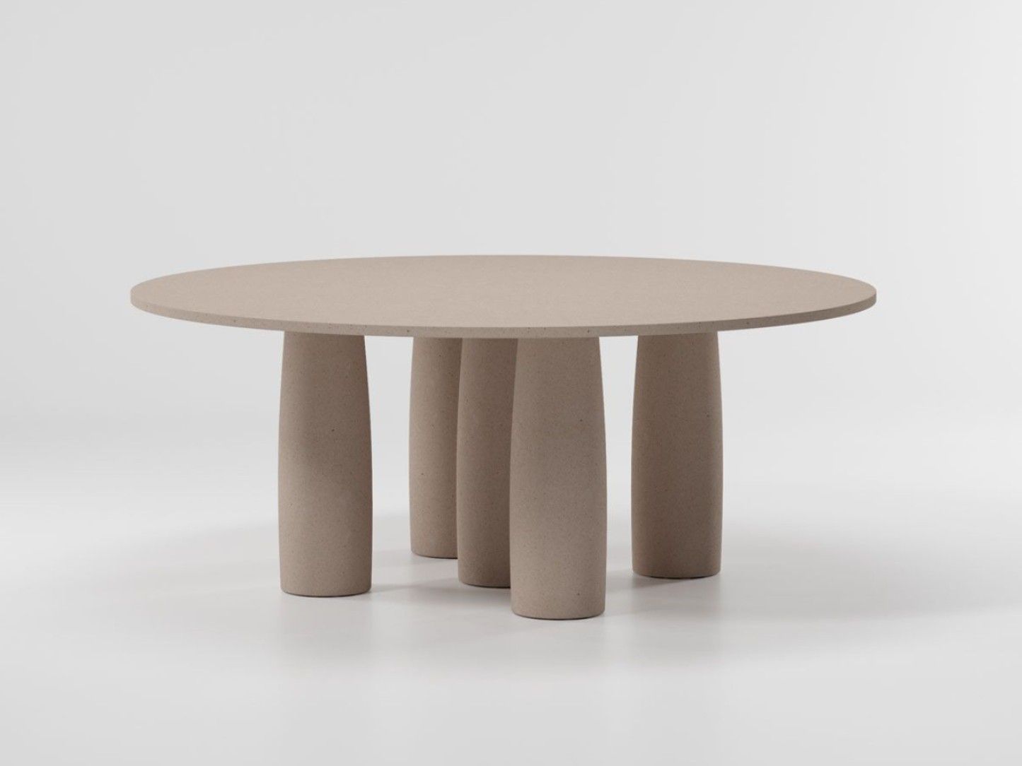IL COLONNATO Round table By Kettal design Mario Bellini