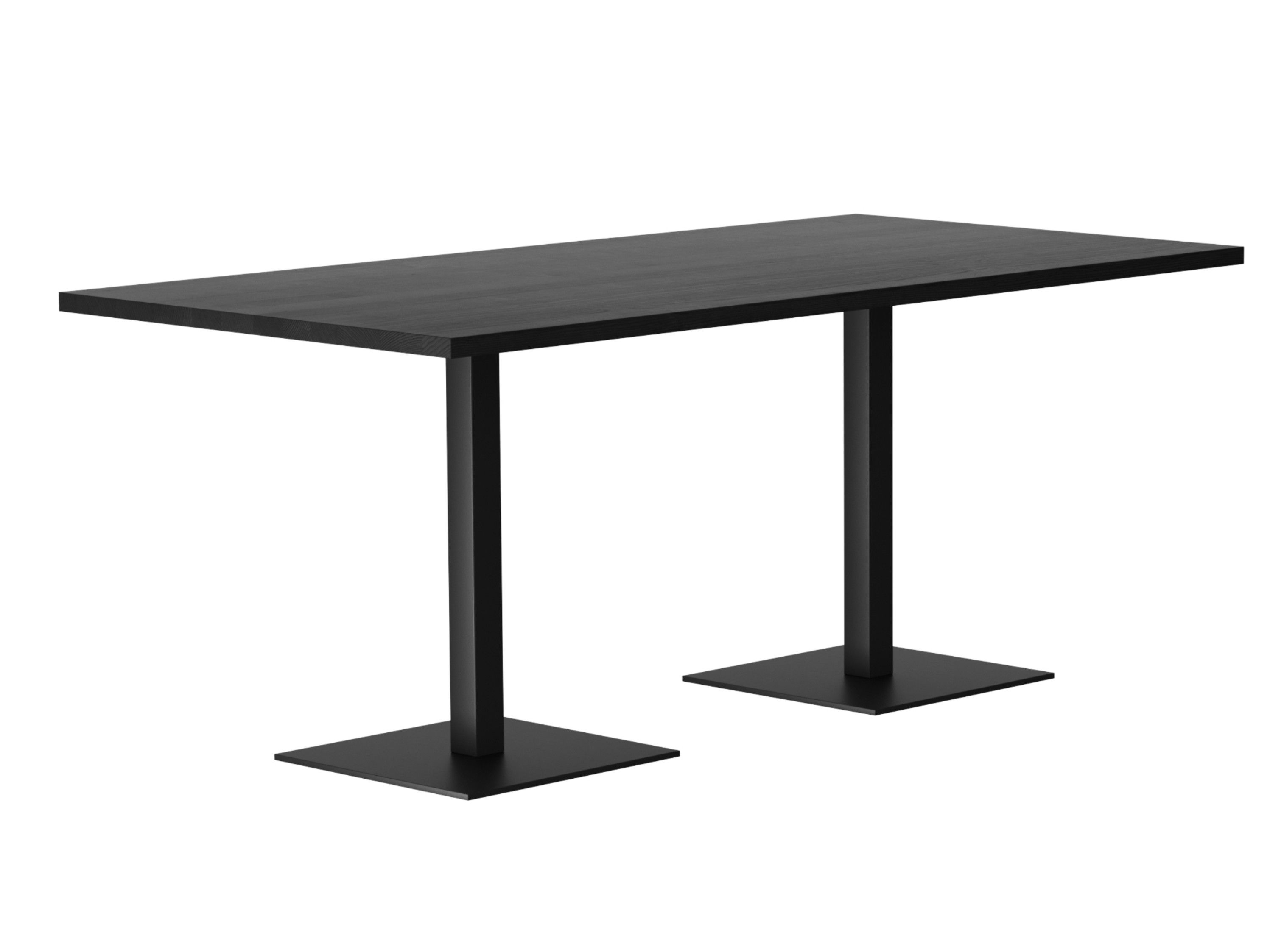 RQ LIGHT Solid wood table By