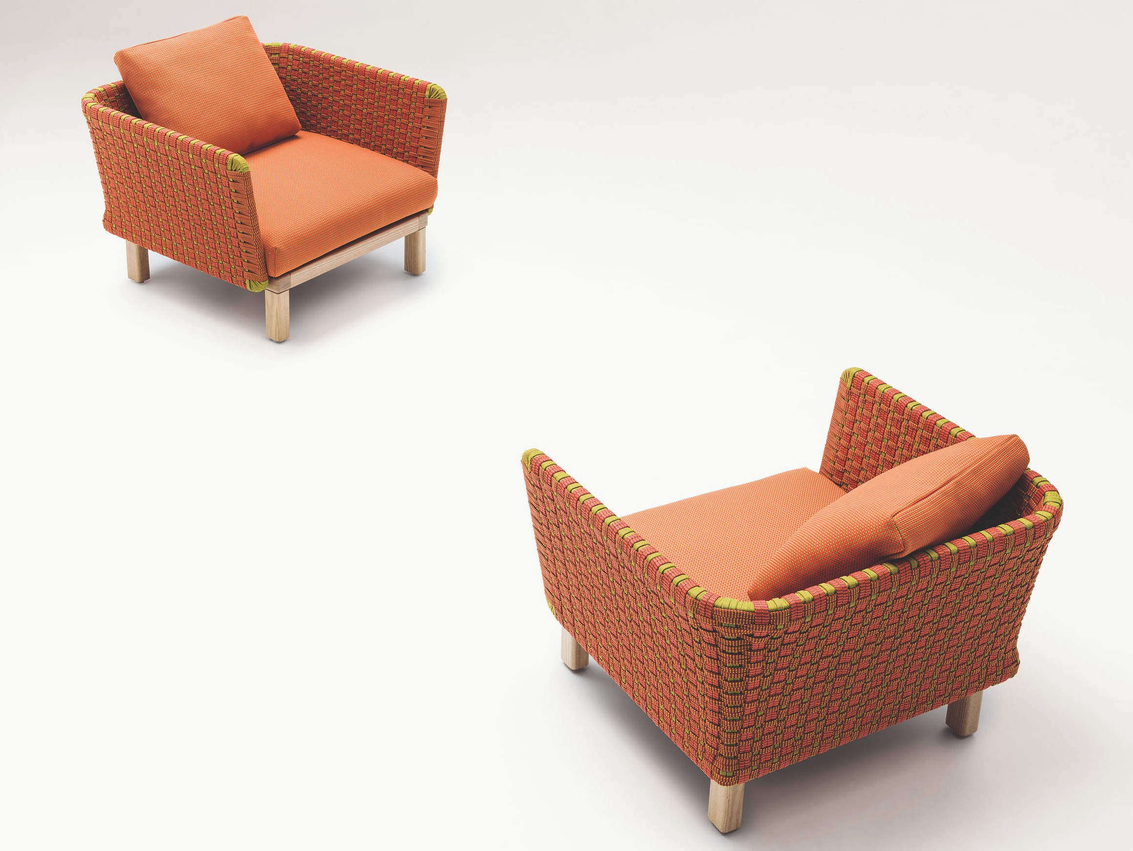 SABI Garden armchair with armrests Sabi Collection By Paola Lenti