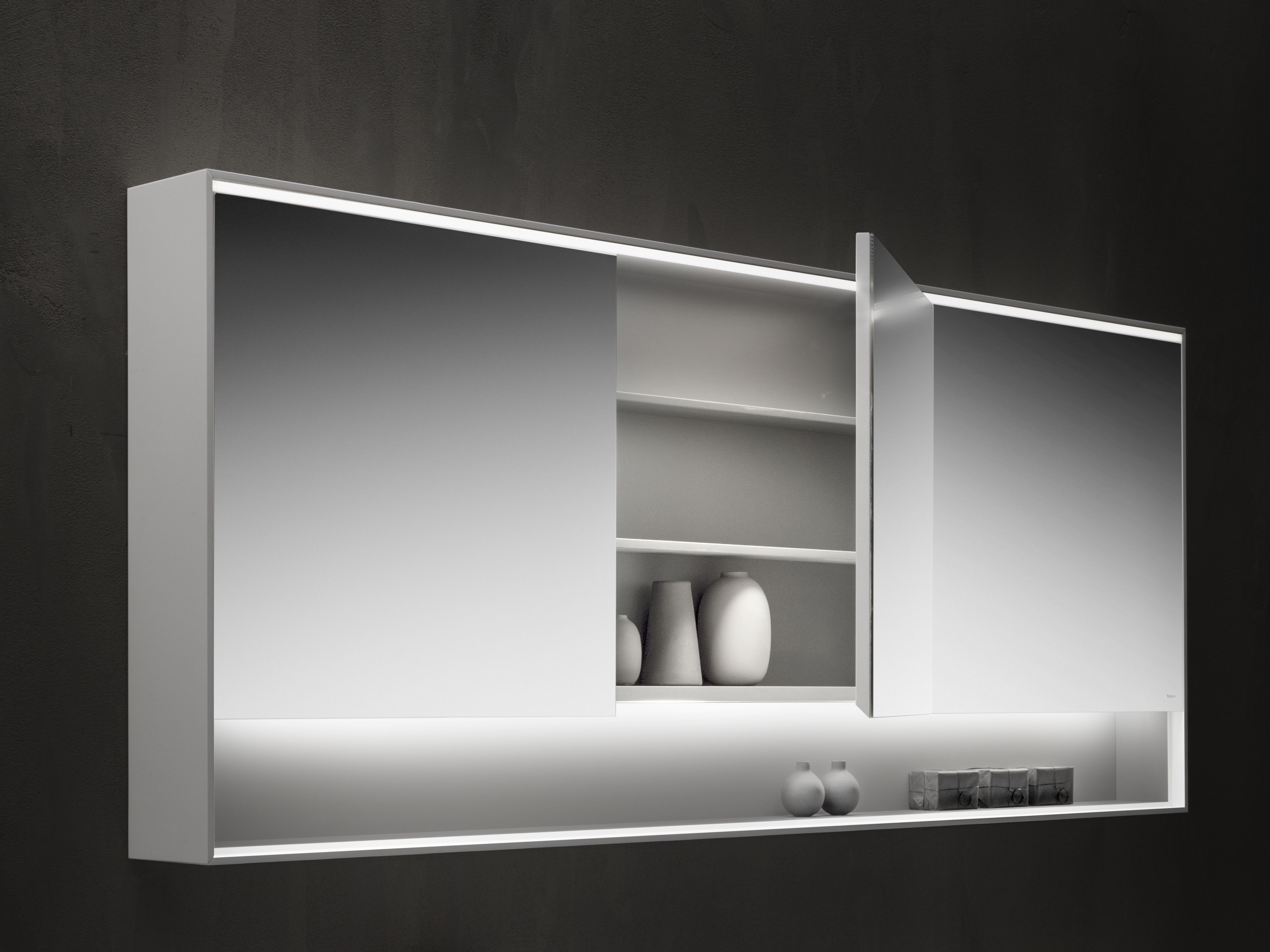 SHAPE EVO by FALPER - Specchio bagno rettangolare da parete