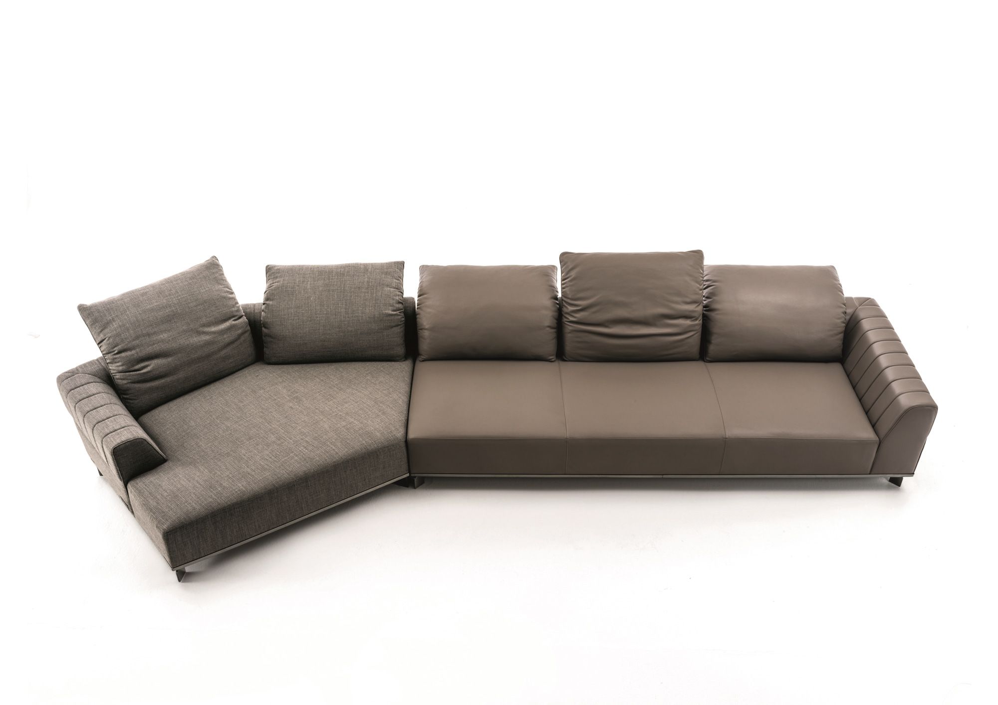 SHEFFIELD Modular sofa Loveluxe Illusion Collection By Longhi
