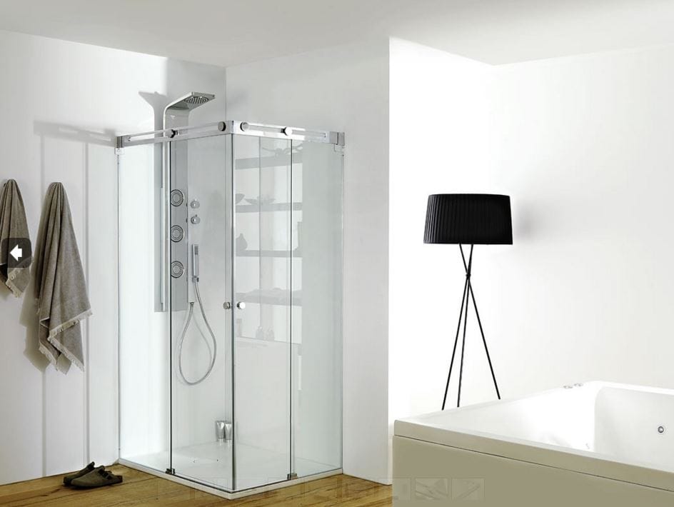 Niche glass shower cabin SILKE 9 Silke Collection By KRION
