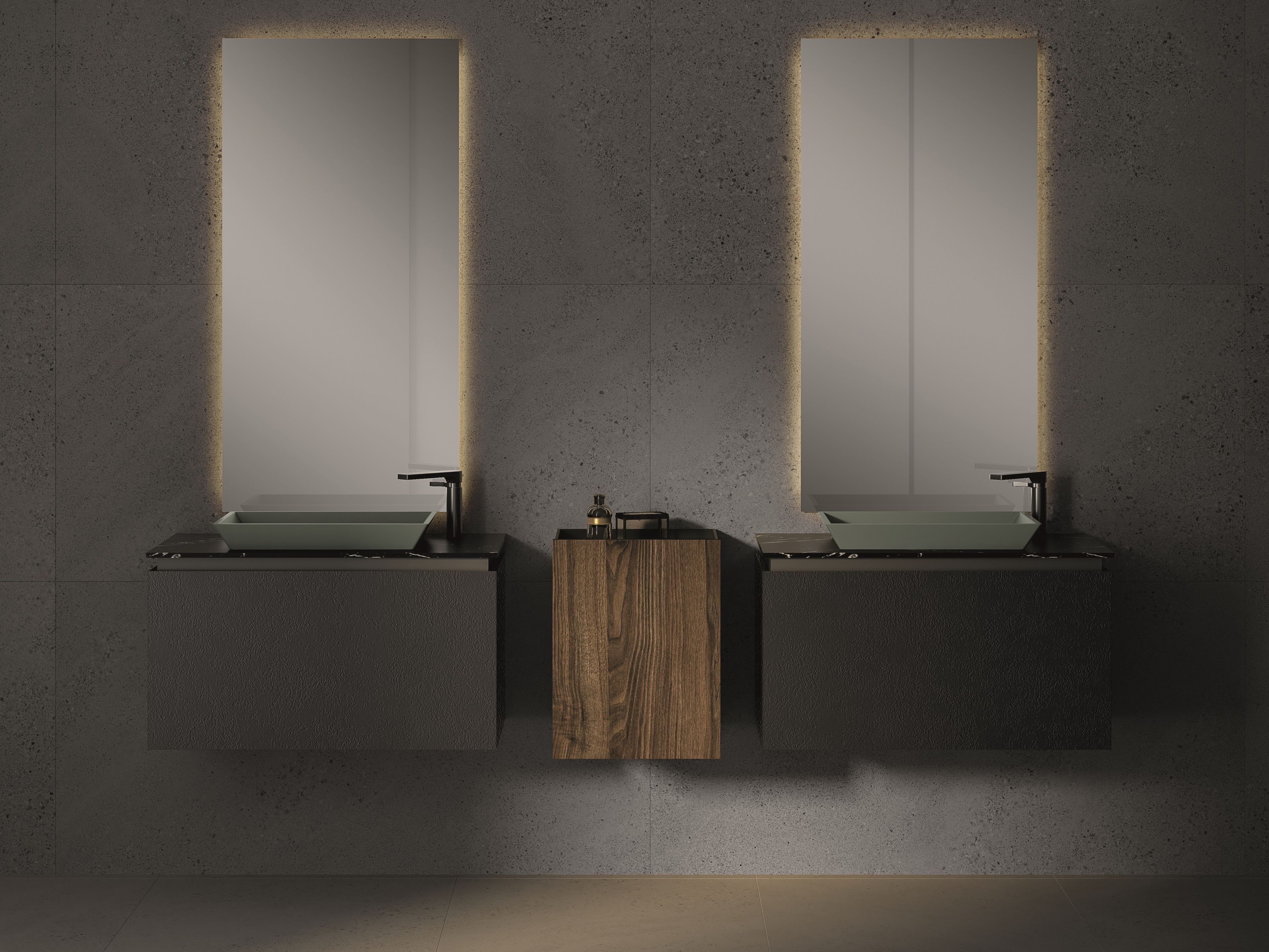 ROK by Fiora - Mobile lavabo singolo sospeso