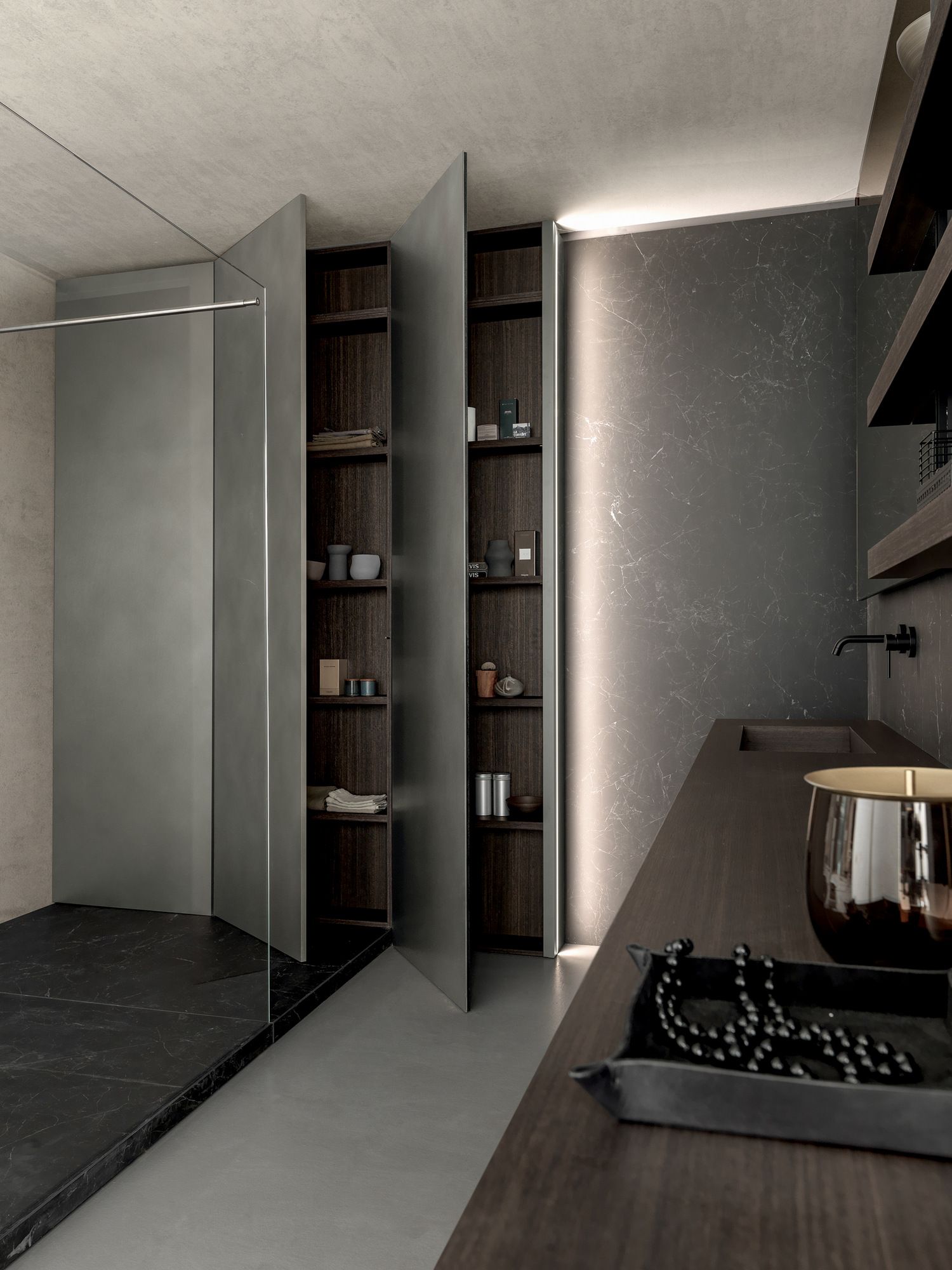 SKILL by MODULNOVA - Arredo bagno completo in laminato - 4