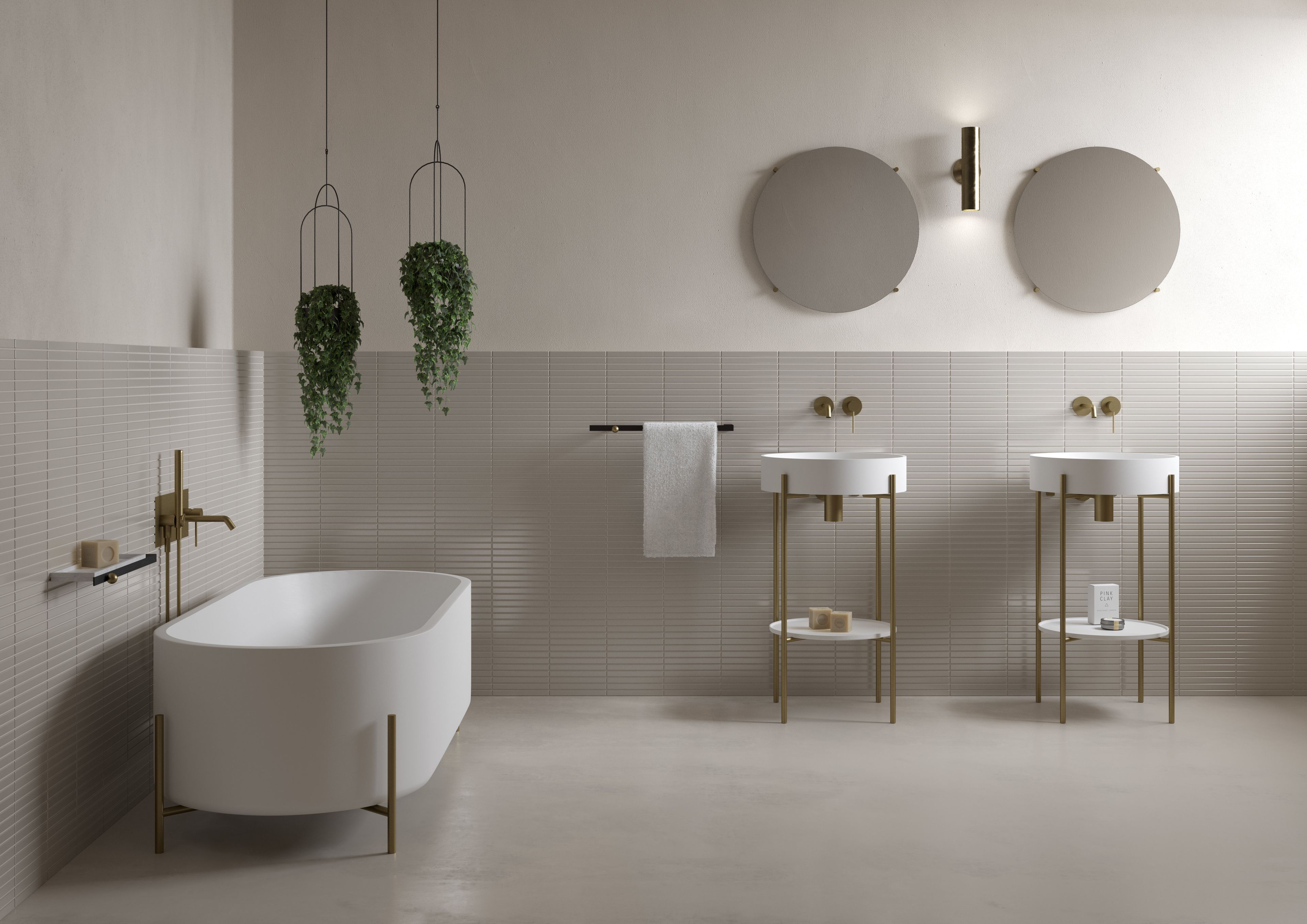 STAND by Ex.t - Specchio bagno rotondo da parete - 2