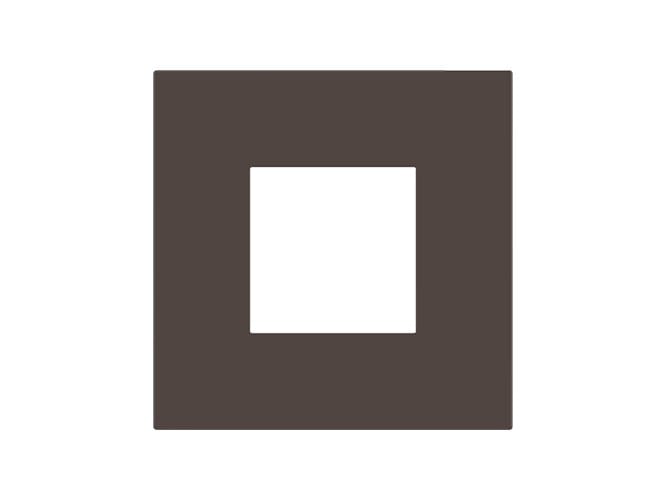 SURFACE Placca quadrata by EKINEX - Placca di finitura