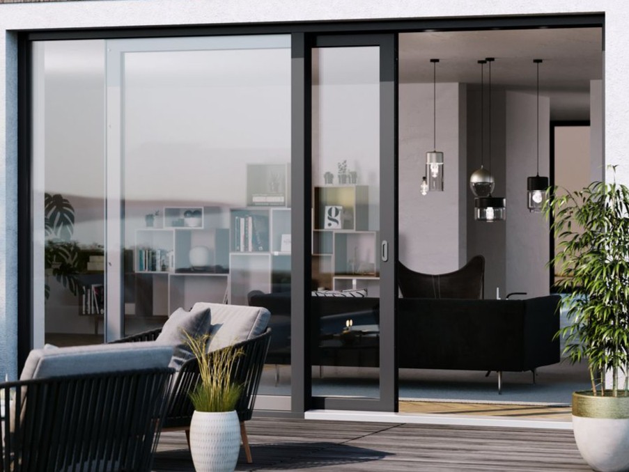 SYNEGO SLIDE by REHAU - Porta-finestra scorrevole