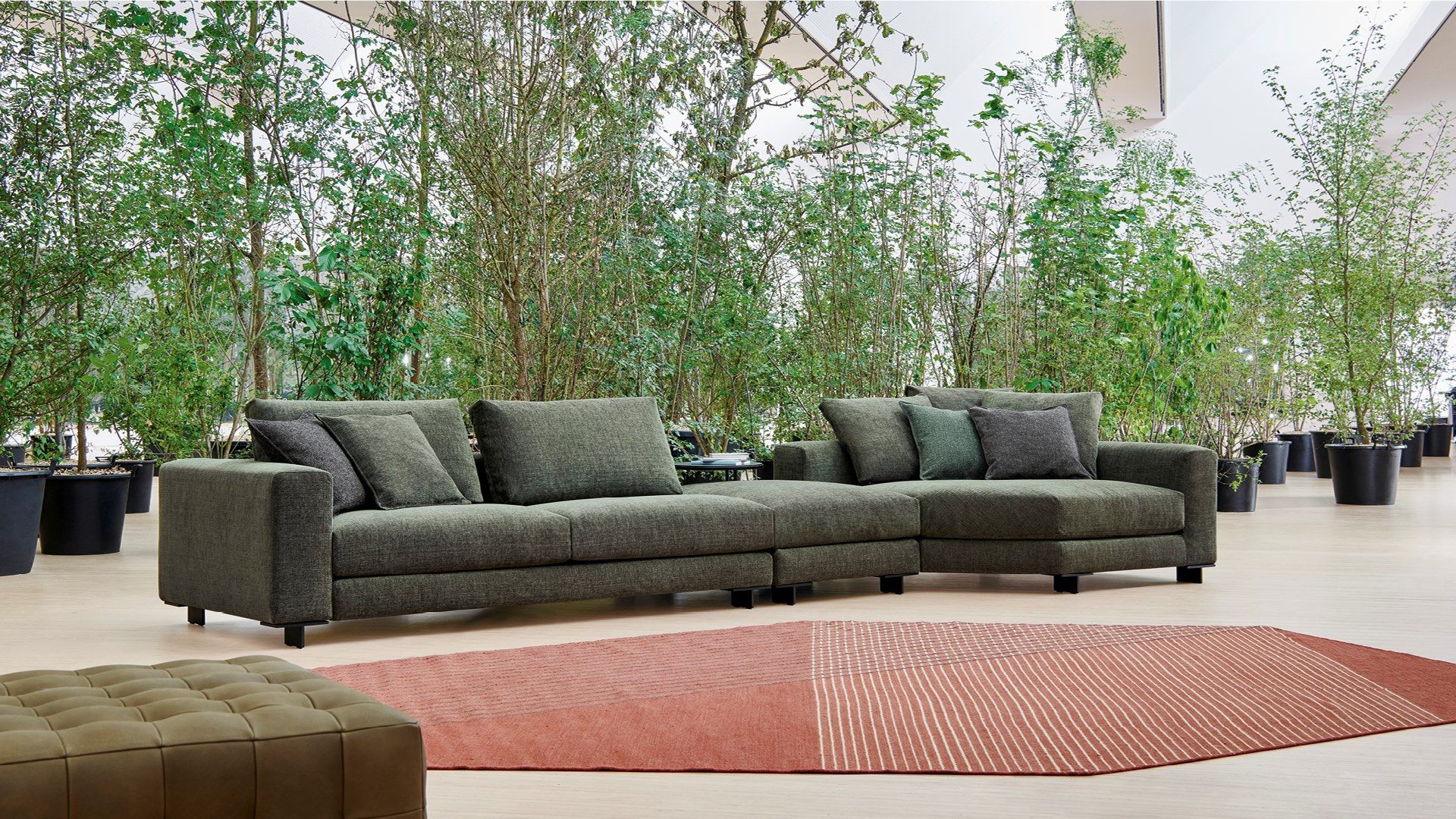 T-TIME by Twils - Divano componibile in tessuto