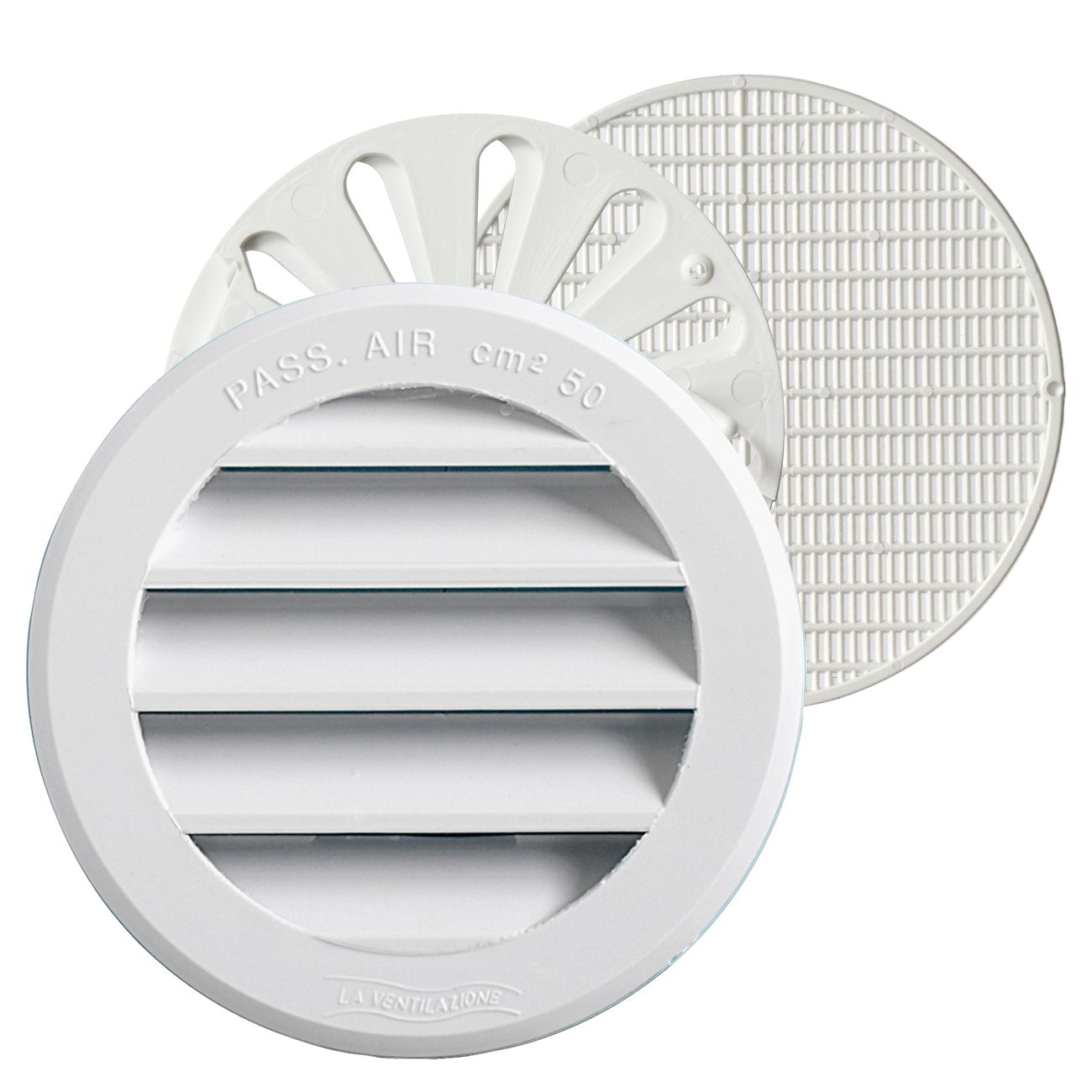 T8DRB by First Corporation - Griglia di ventilazione rotonda in ABS - 2