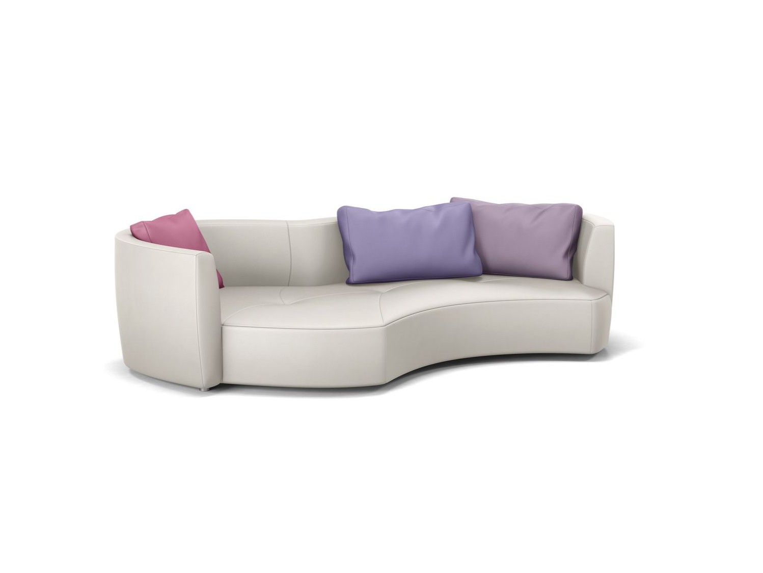 Canapé 3 Places En Cuir Roche Bobois - Occasion, état Correct - Design Haut De Gamme - Pour Salon Ou Bureau
