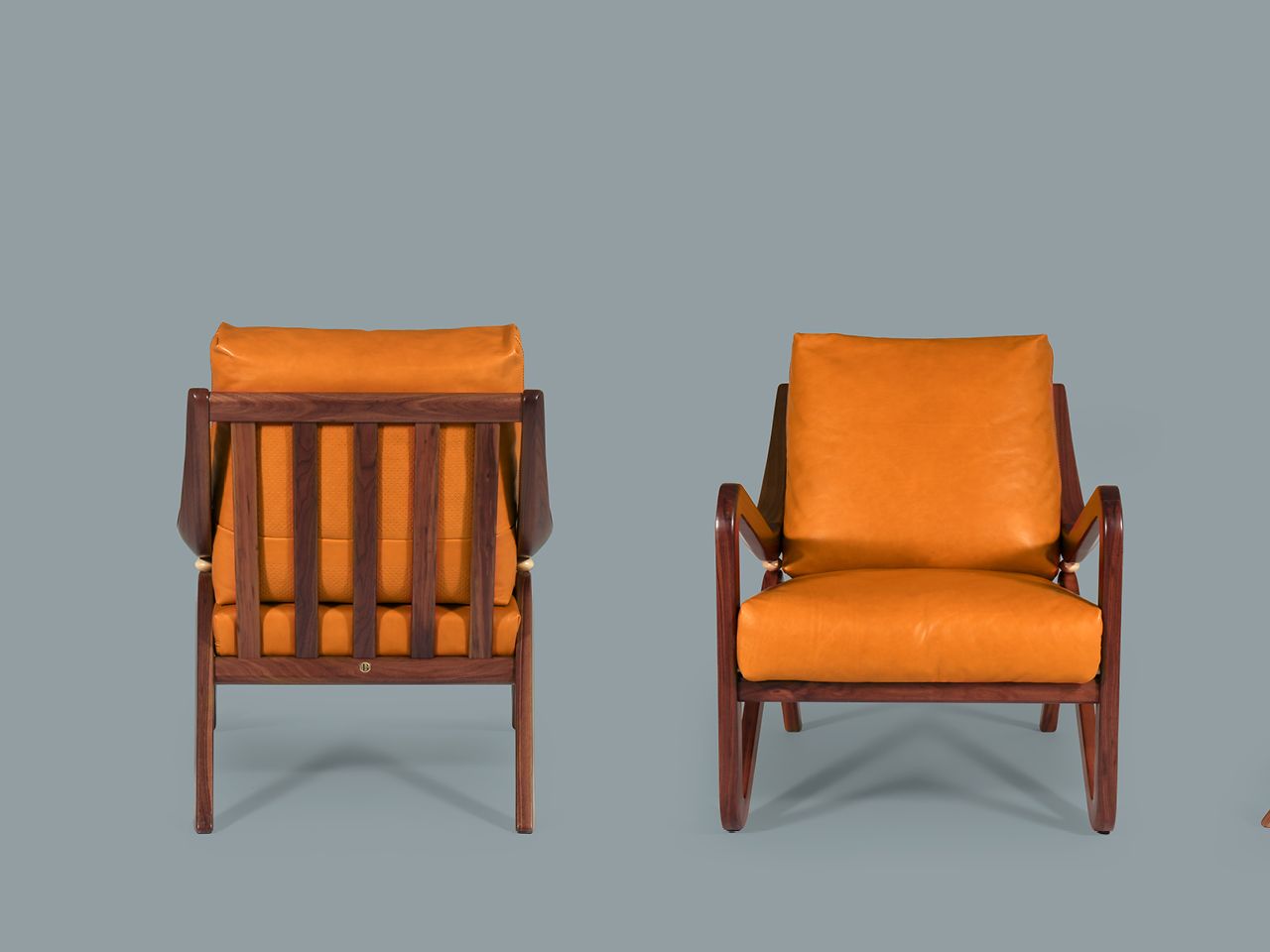 Leather armchair with armrests TAYLOR Leather armchair By Borzalino design Carlo Bimbi