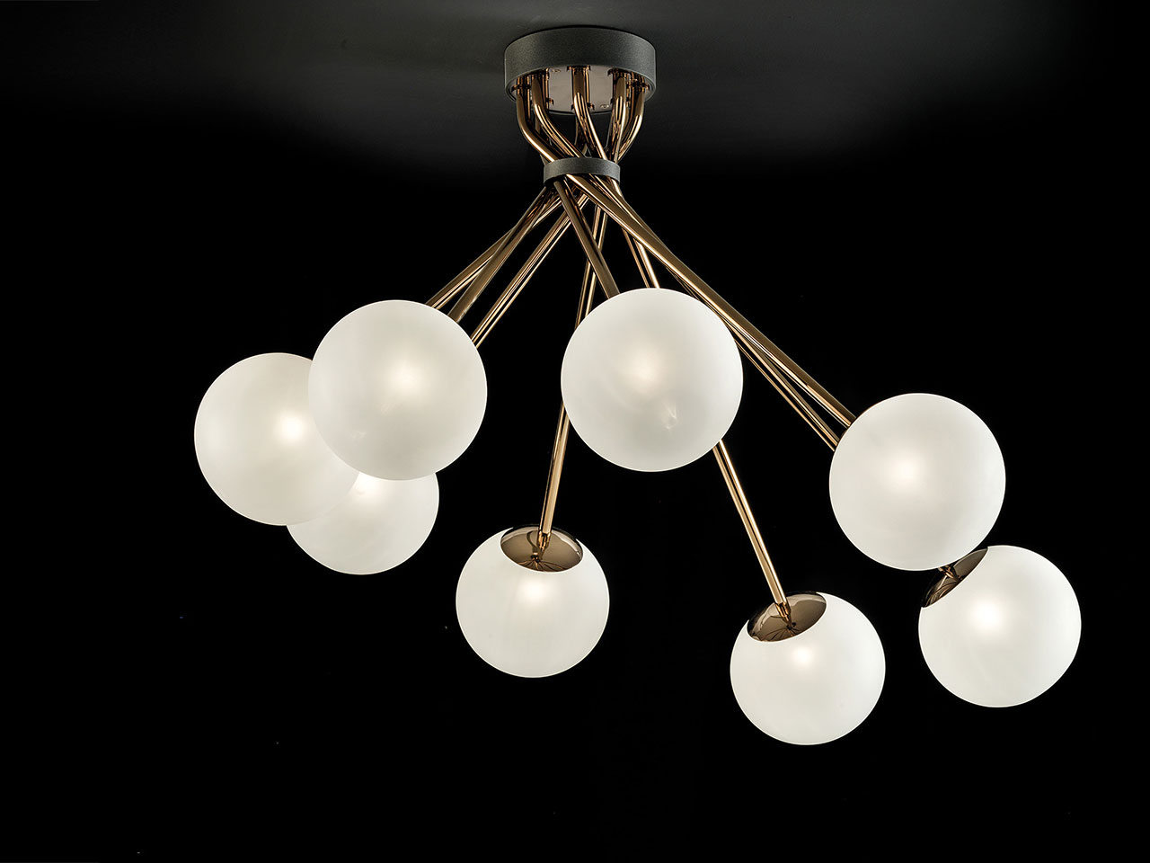 Lampada da soffitto in vetro di Murano GOCCIA MC 111 - Siru