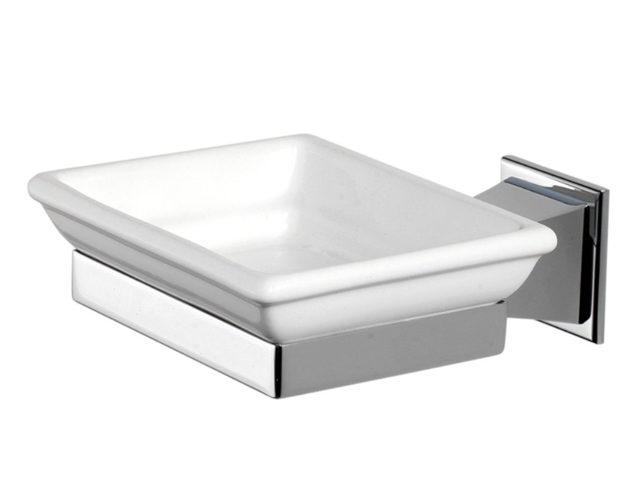 TIME by Devon&Devon - Portasapone a muro in ceramica e ottone