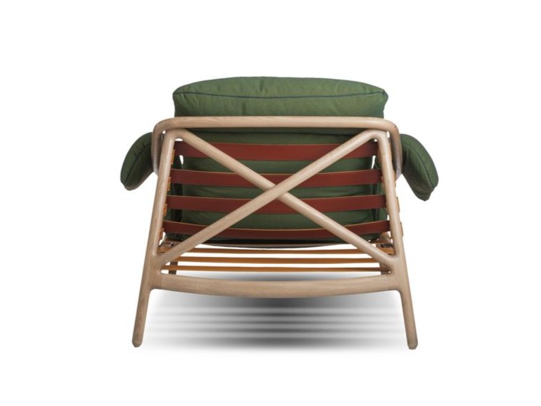 Fabric armchair with armrests TRAVELER AMERICAIN By Roche Bobois design