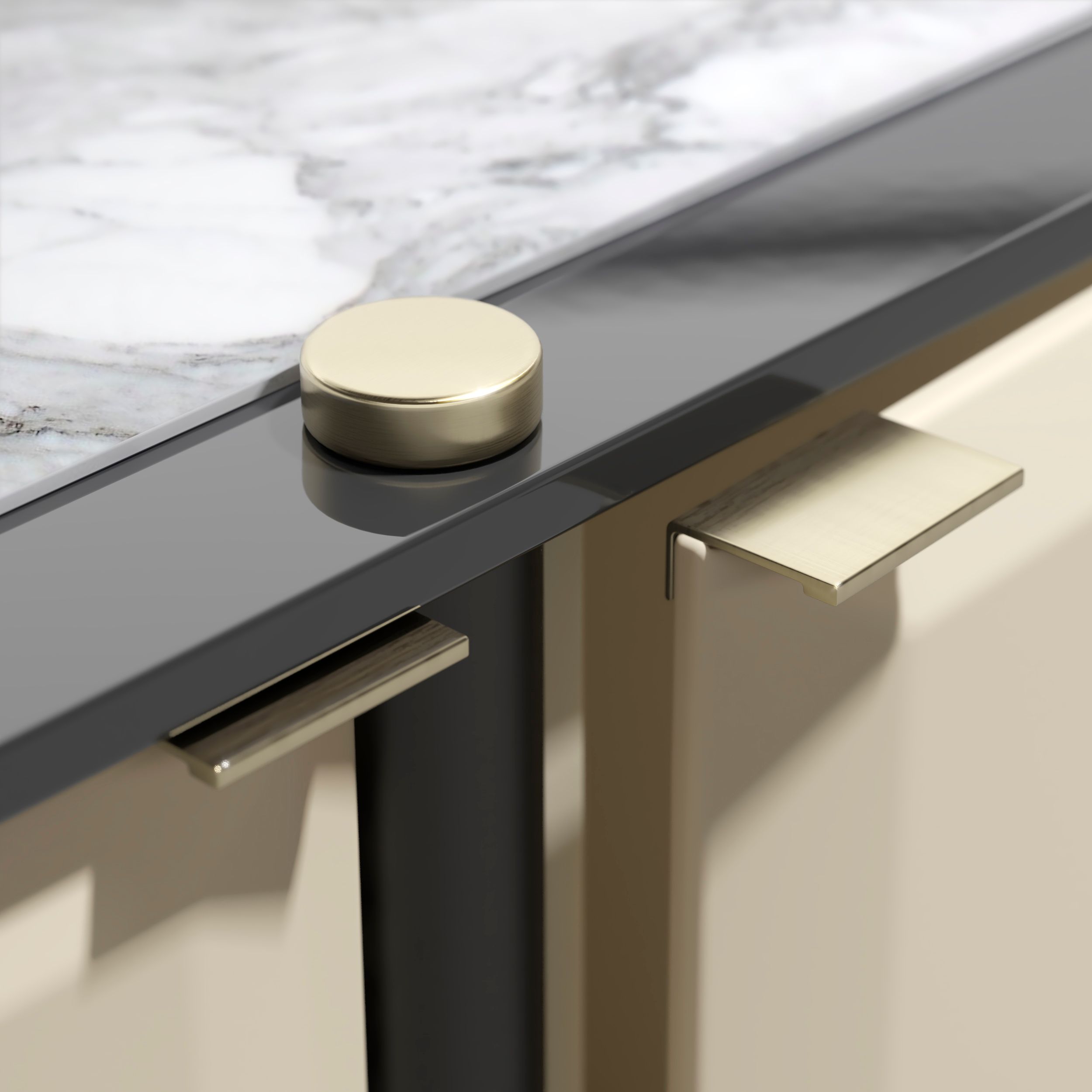TUDOR by Capital Collection - Madia in legno e marmo con ante a battente - 3