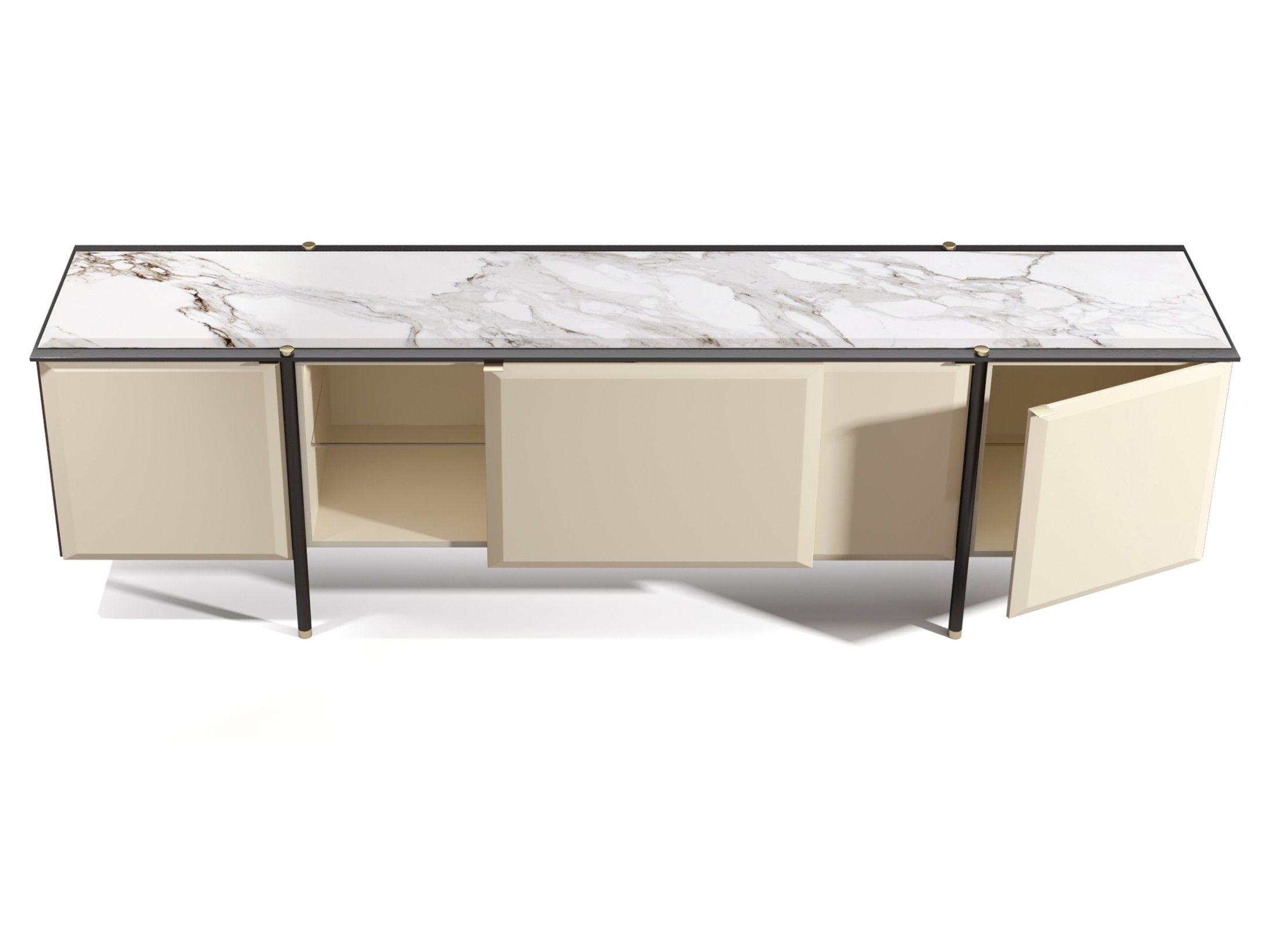 TUDOR by Capital Collection - Madia in legno e marmo con ante a battente - 2