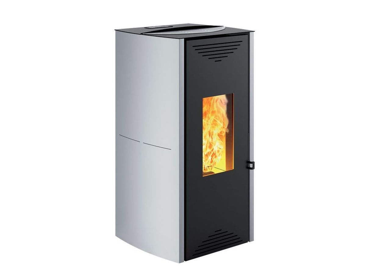 TUGA by CAMINETTI MONTEGRAPPA - Termostufa a pellet in acciaio - 2