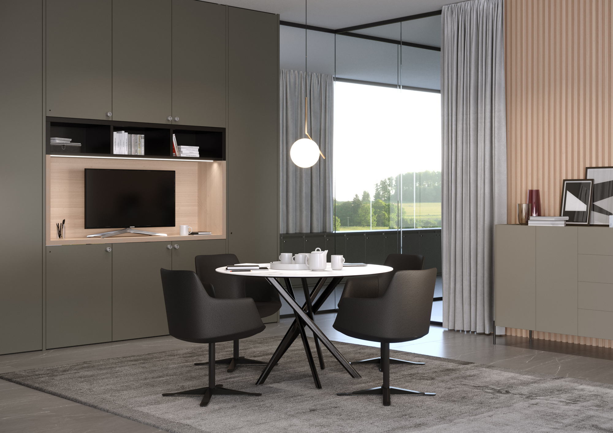 BRIEFING INTERWALL | TV wall system Briefing interwall Collection By ...
