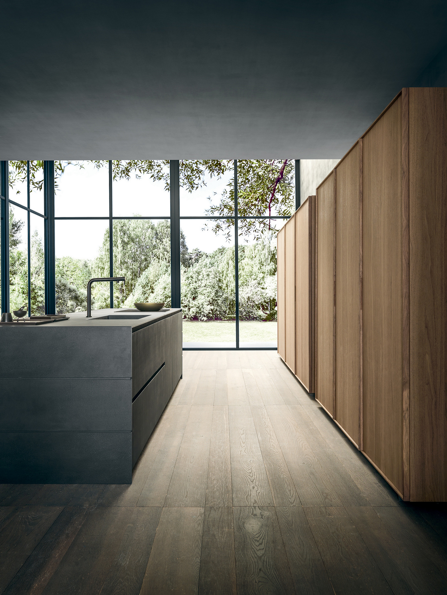 TWENTY FRAME Kitchen with island without handles By MODULNOVA | design ...