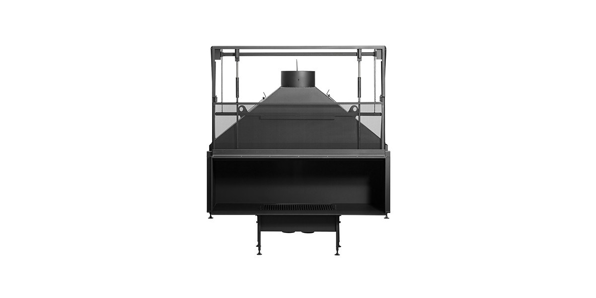 Metalfire UNIVERSAL MF 1050-50 W 1S Fireplace By Metalfire