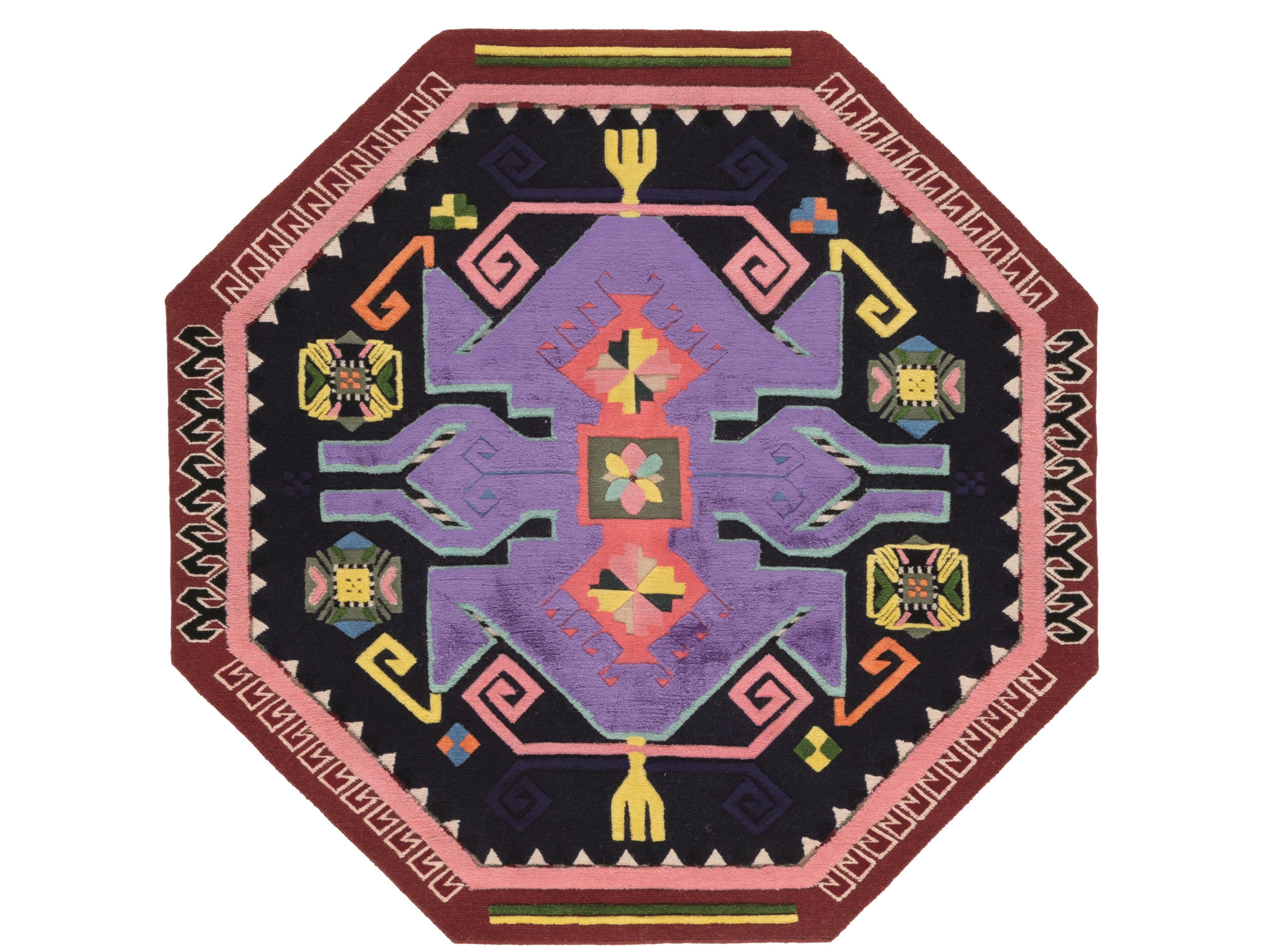 USHAK INVADER by cc-tapis - Tappeto fatto a mano su misura