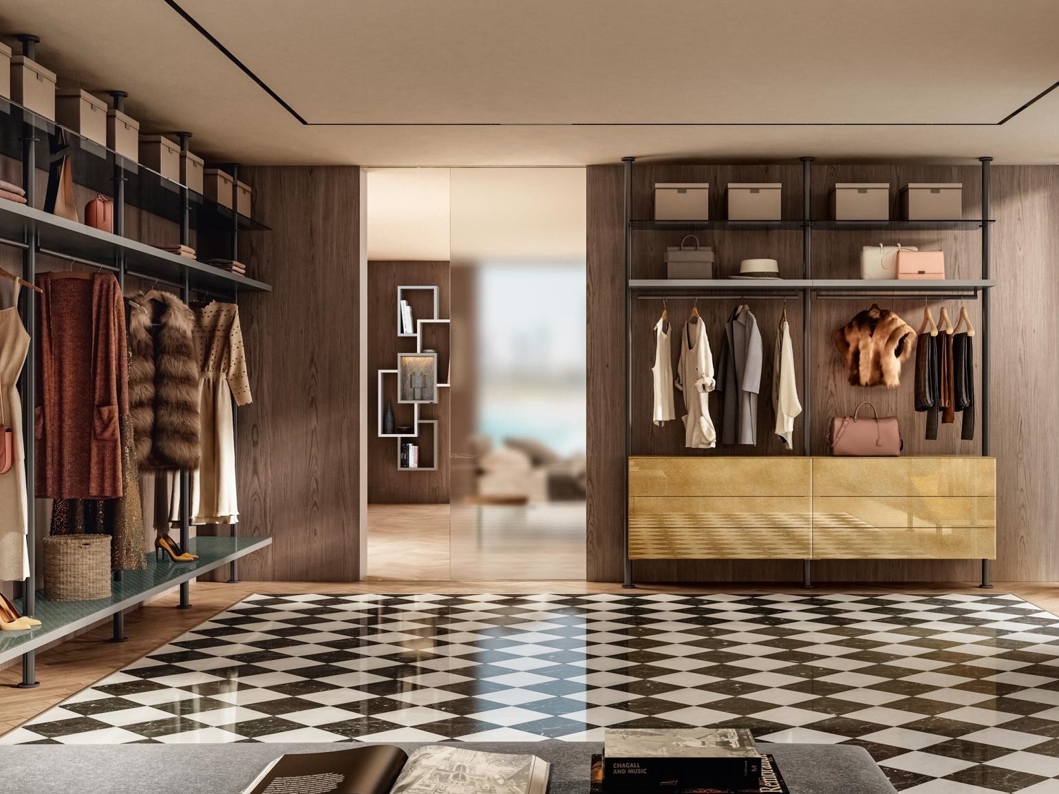 VISTA 1185 | Cabina armadio By Lago design Daniele Lago