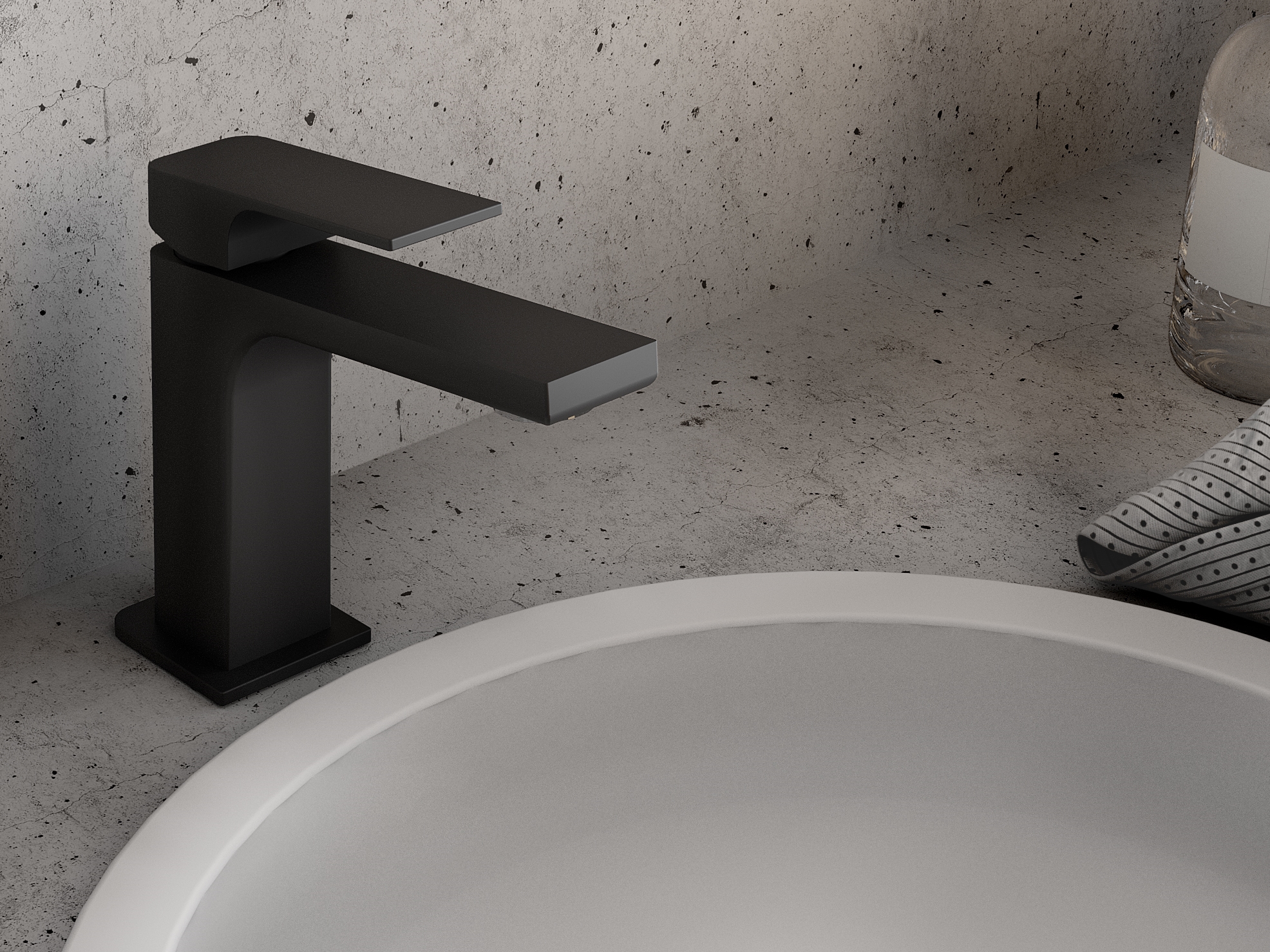 FIT Countertop single handle washbasin mixer By FIMA Carlo Frattini