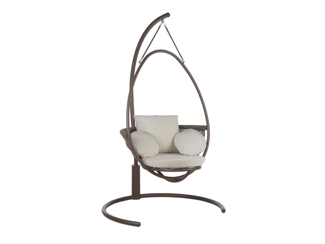 WEAVE Aluminium garden hanging chair By POINT design Vicent Martínez