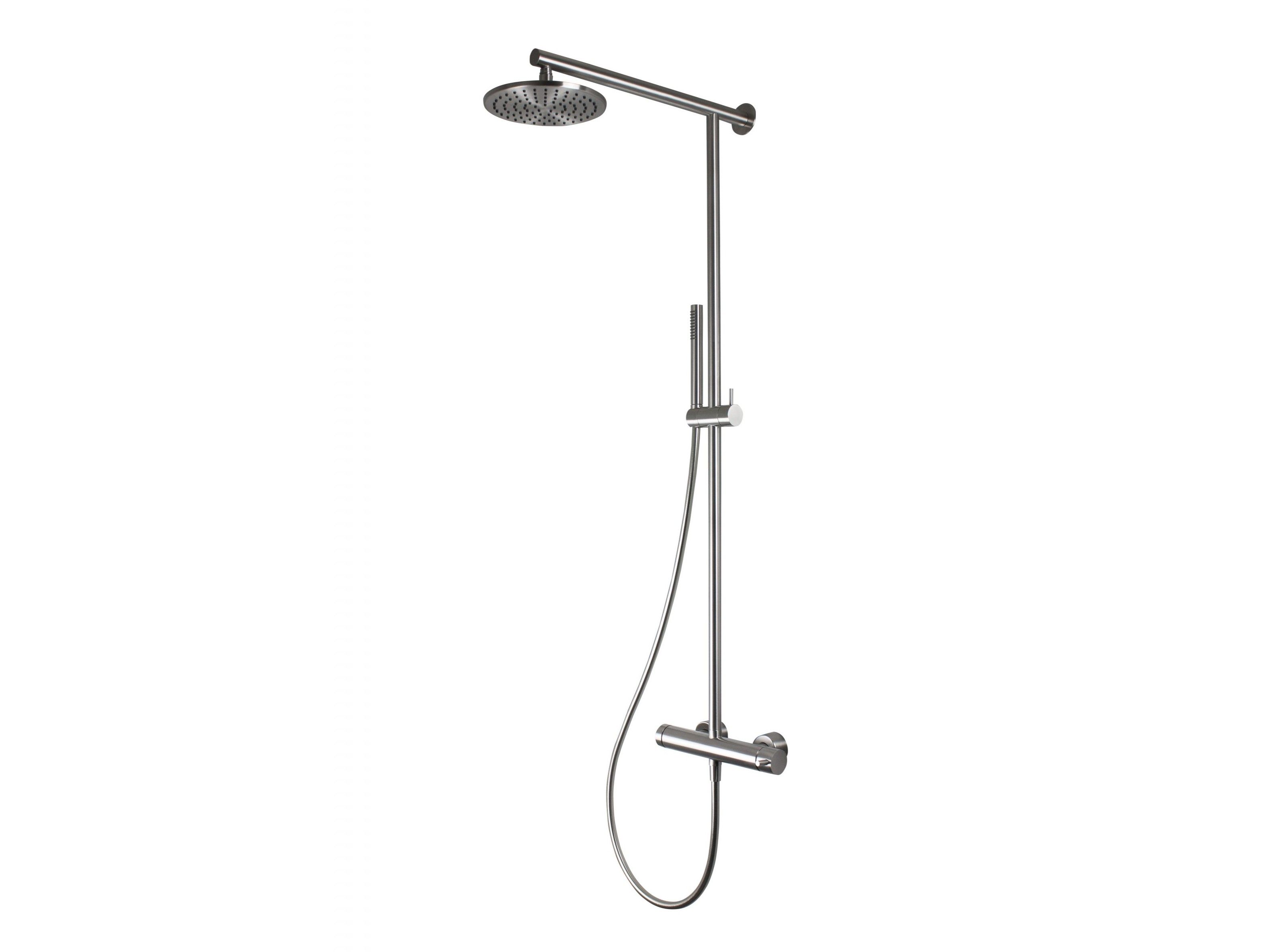 WELLNESS FLOWS Shower panel with diverter Wellness Flows Collection By Tubico