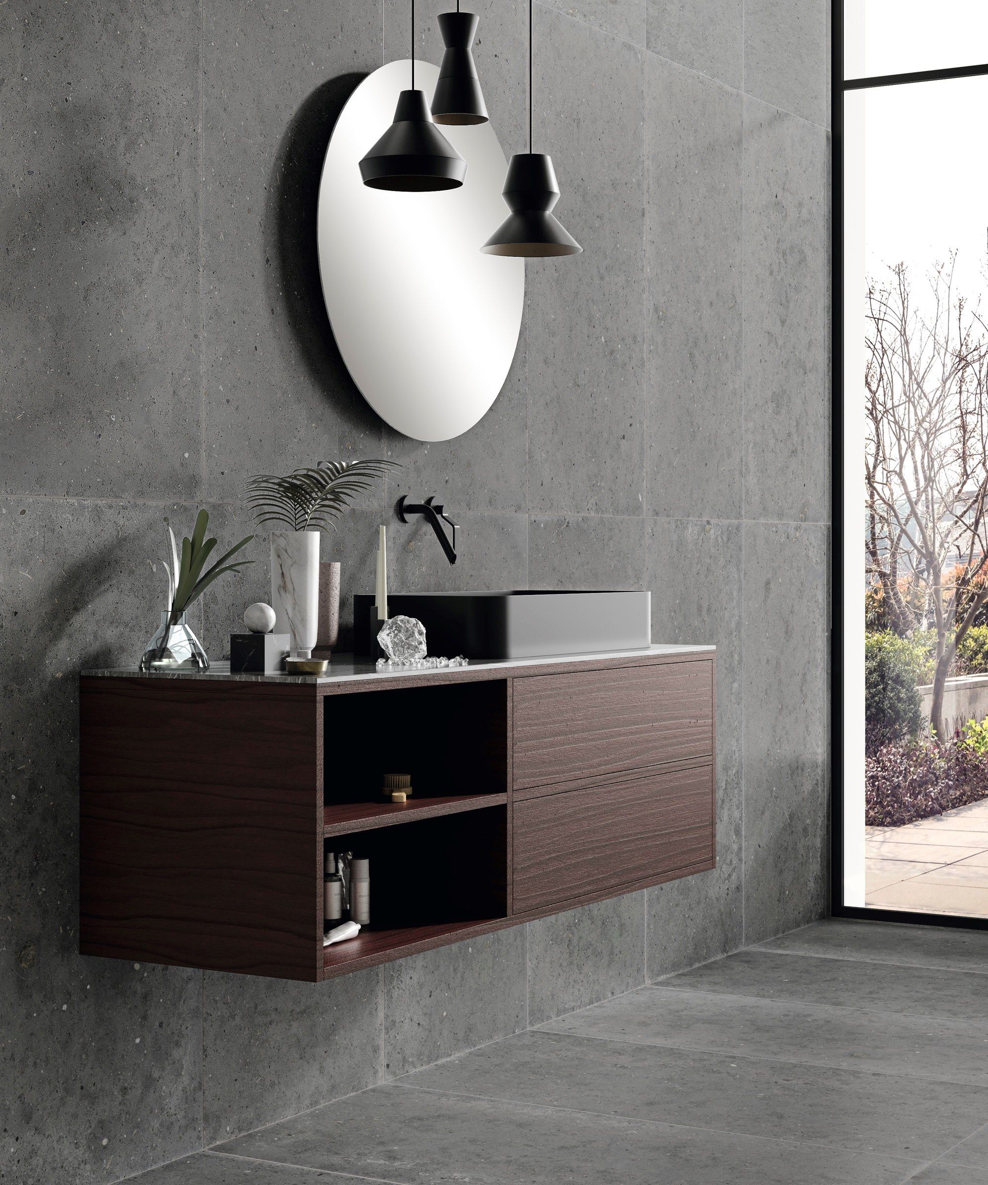 WHOLE by Iris Ceramica - Pavimento/rivestimento in gres porcellanato effetto pietra - 4