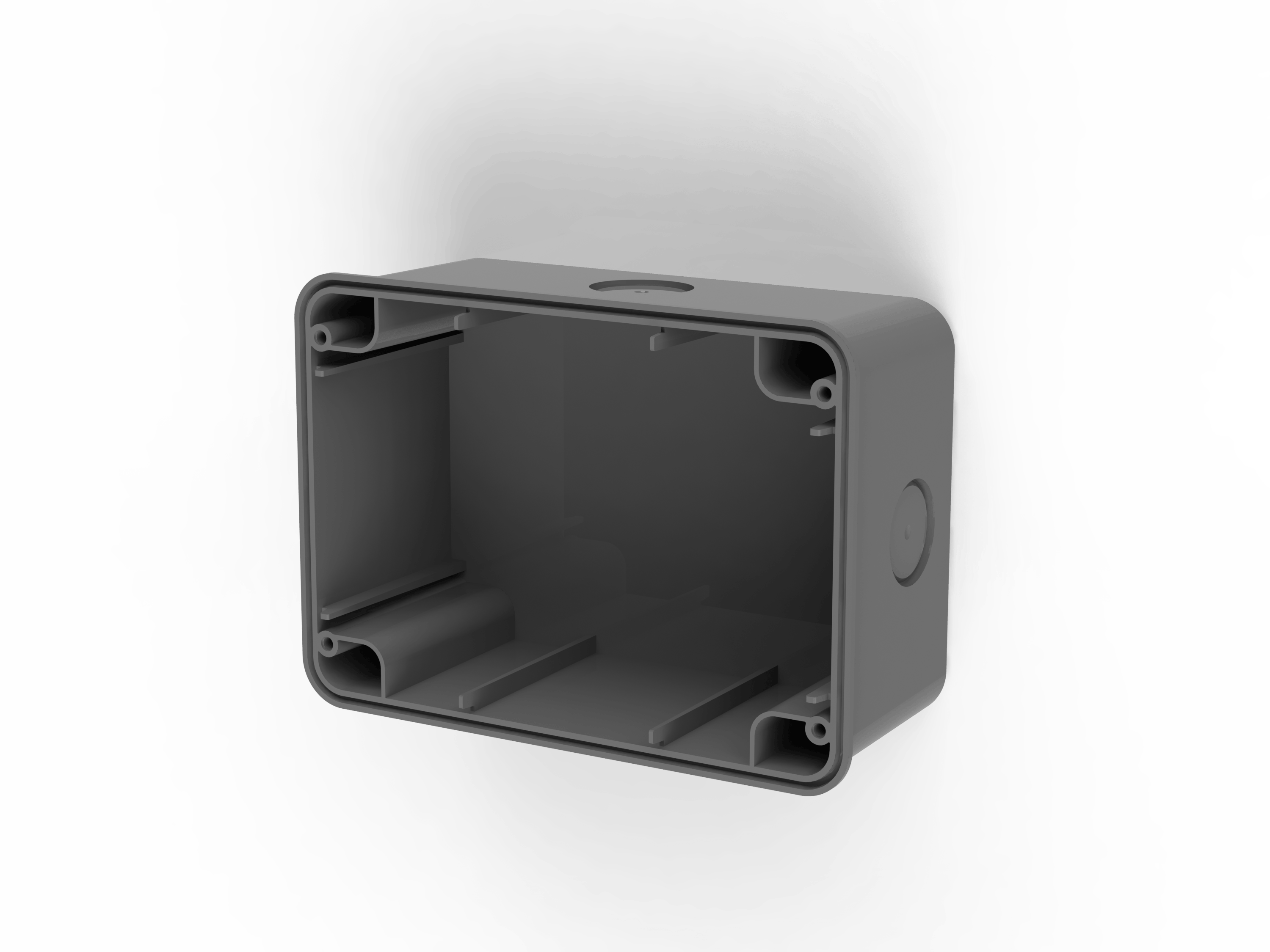 WIDE 4B.WB.03 by 4 BOX - Scatola da parete a 3 moduli impermeabile