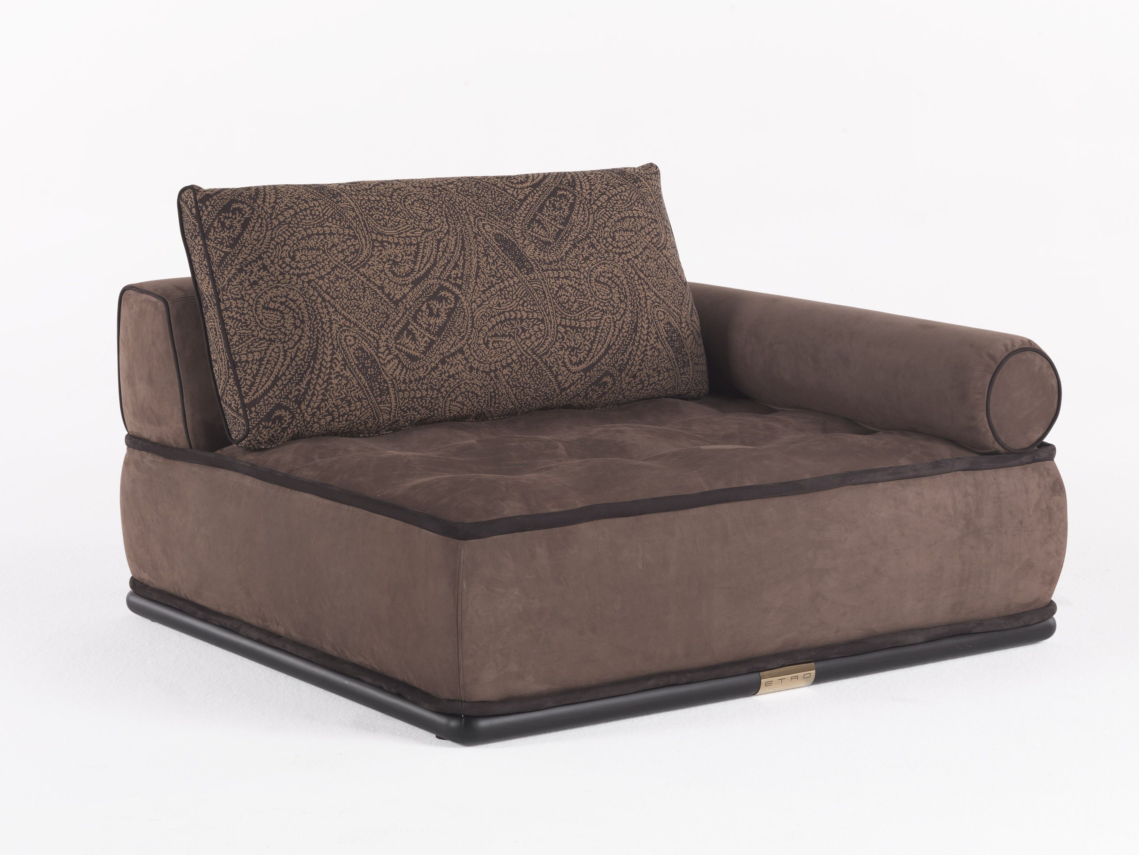 WOODSTOCK.2 Modular sofa Tufted 3 seater nabuk sofa By ETRO Home Interiors