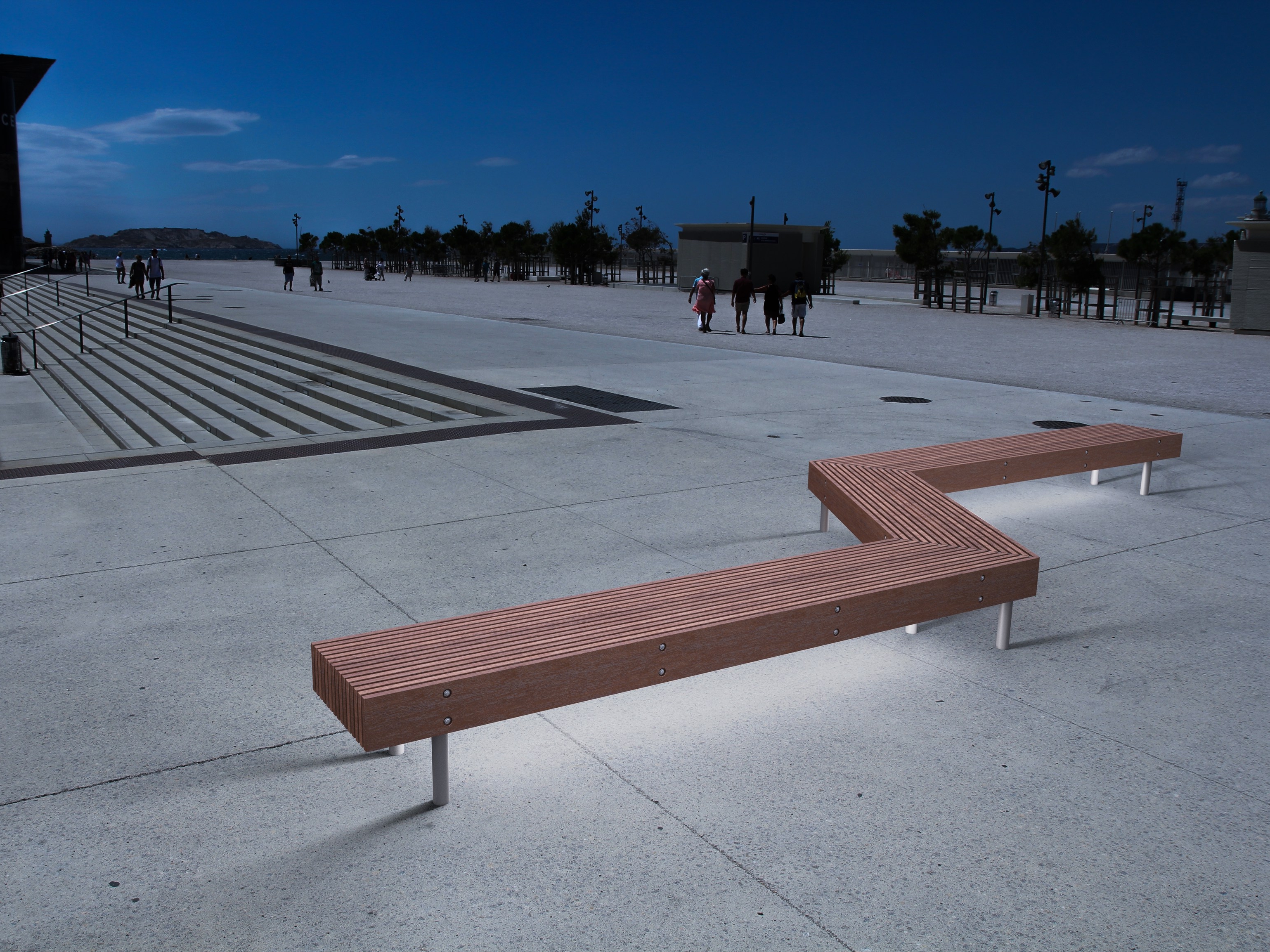 WOODY SMART | Backless Bench By mmcité1 design David Karásek