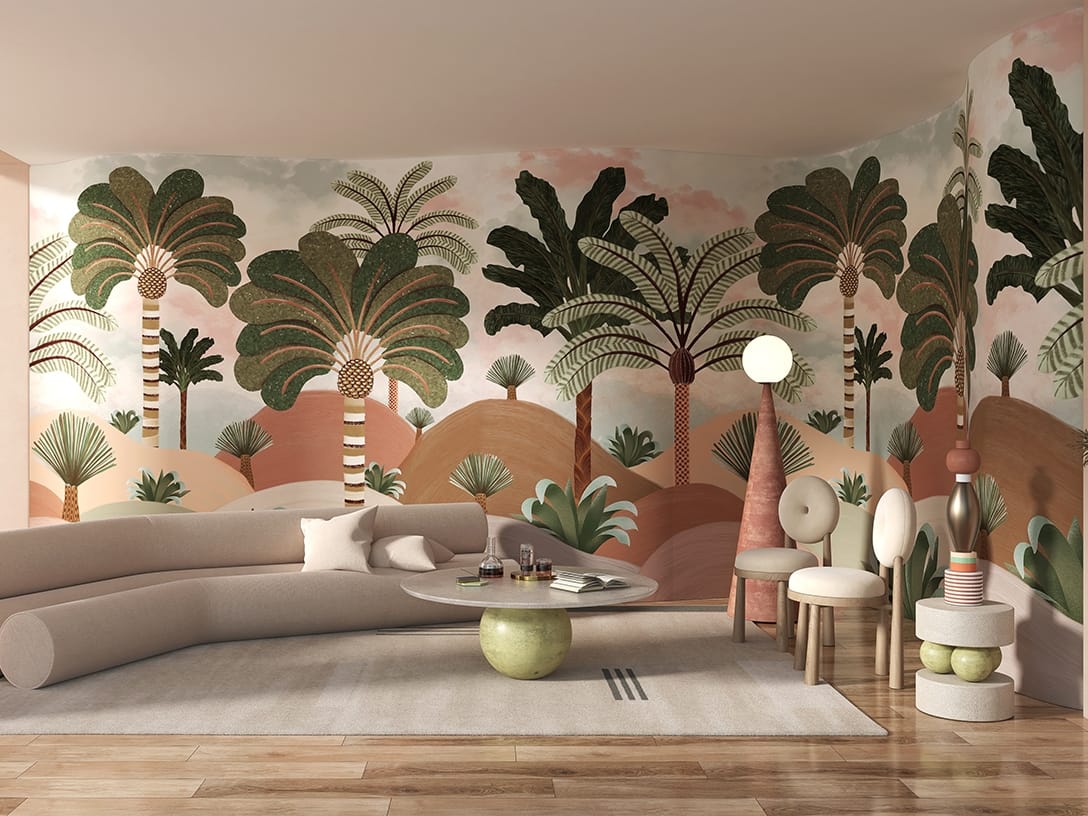 ESCAPISM by Murals Wallcoverings - Carta da parati stampata in digitale con paesaggi