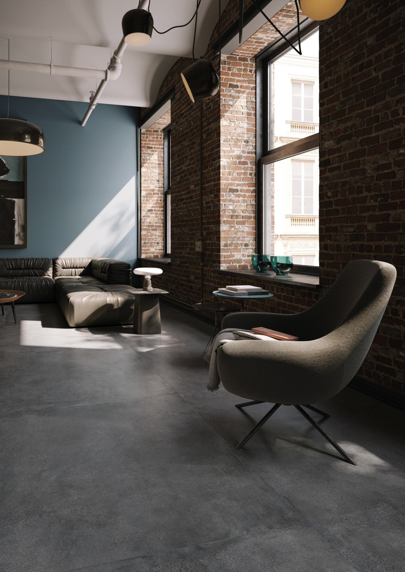 YOURMATCH | Pavimento by Supergres - Pavimento in gres porcellanato effetto cemento - 3