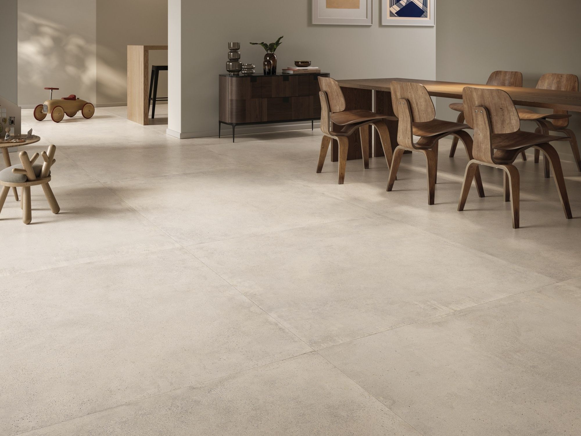 YOURMATCH | Pavimento by Supergres - Pavimento in gres porcellanato effetto cemento