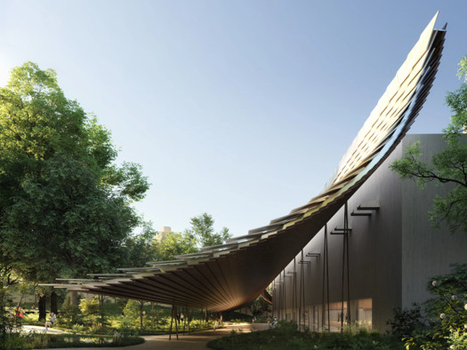 Una tettoia organica di 100 metri sarà il nuovo volto del CAM Gulbenkian, a Lisbona