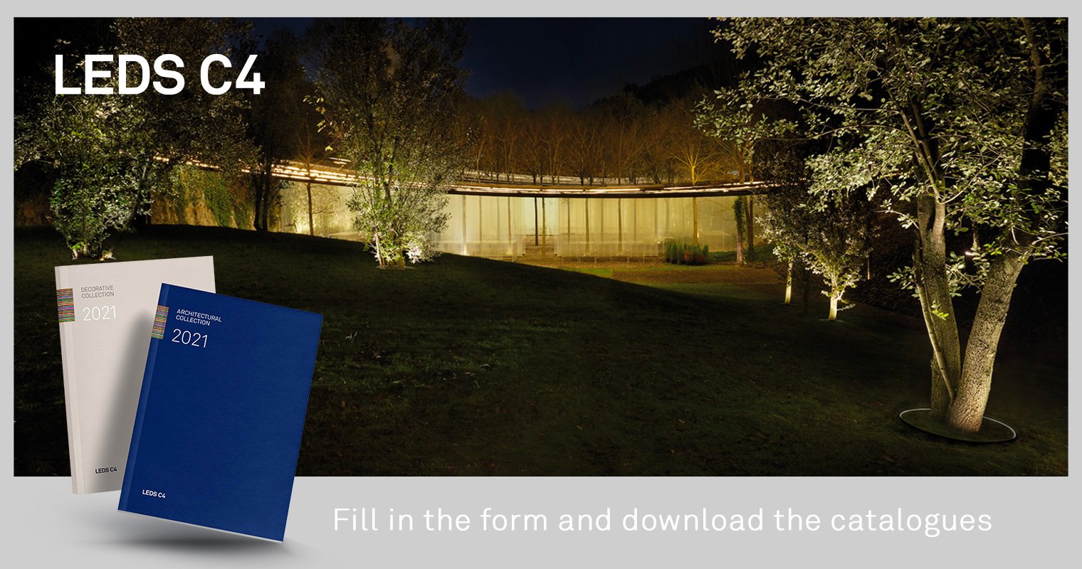 LEDS C4 Outdoor lighting new collections blended with landscapes