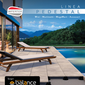 Pavimentazioni sopraelevate: supporto regolabile autolivellante Impertek