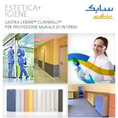 Lastre termoplastiche Lexan per rivestimenti di pareti interne